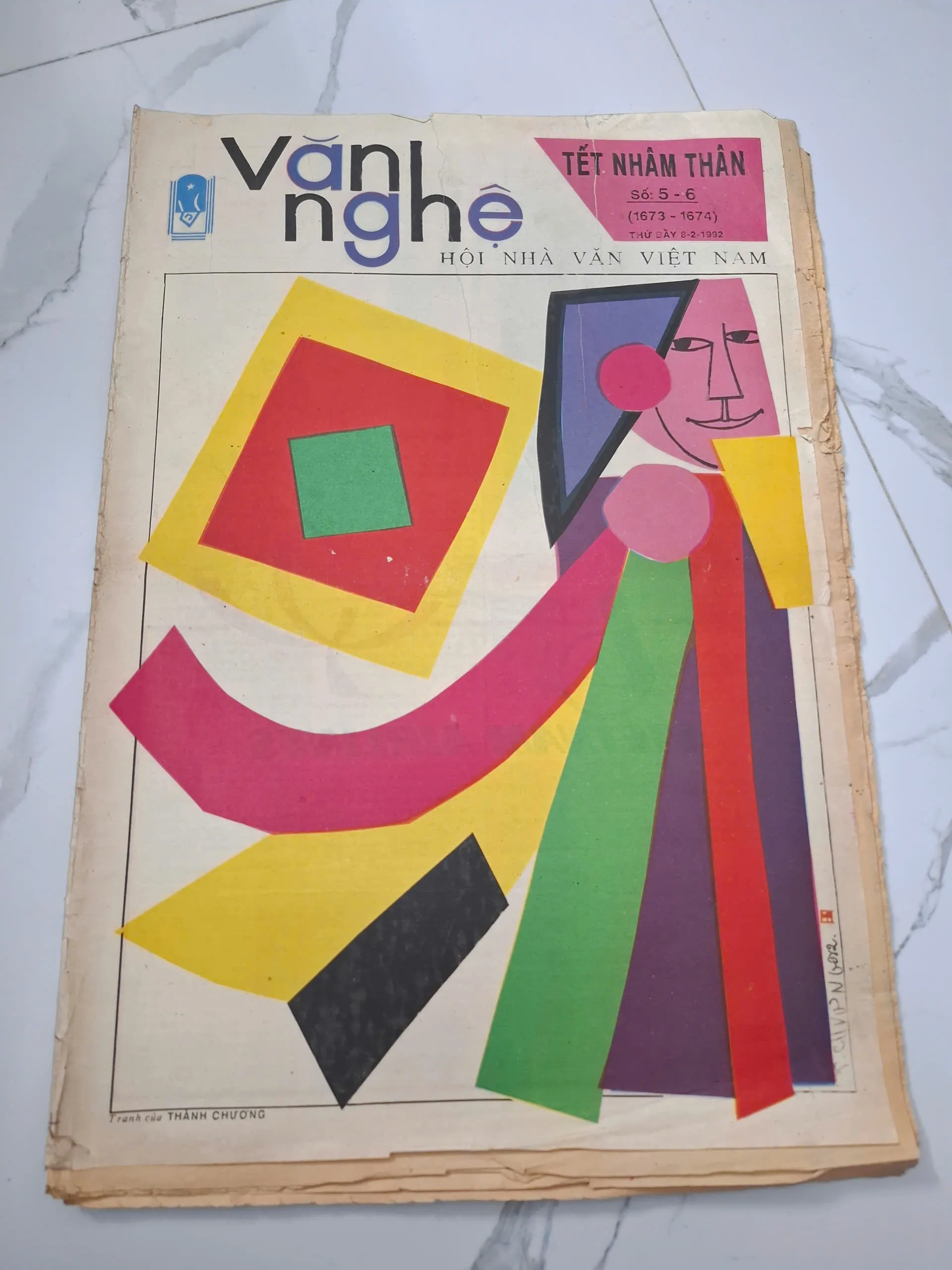 Báo Văn Nghệ số Tết Nhâm Thân (Số 5-6/1992) - Thành Chương - Tạp chí Văn học Nghệ thuật