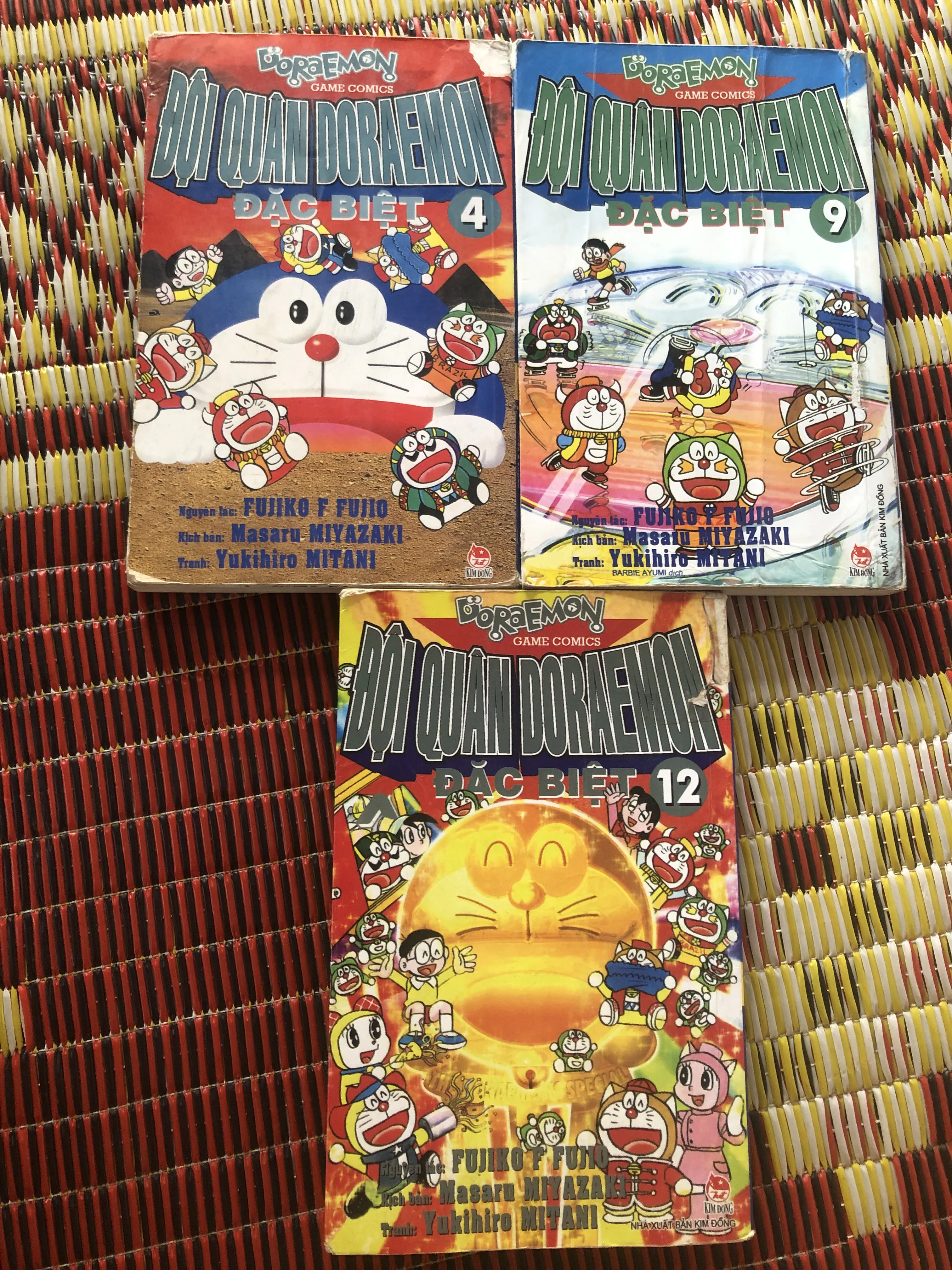 Truyện doremon- Đội quân Doraemon đặc biệt - combo 3c tập 4,9,12