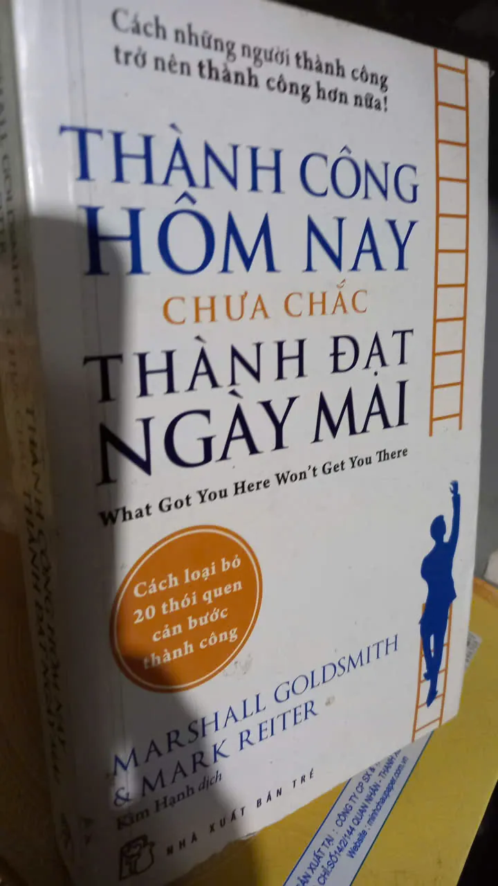 thành công hôm nay chưa chắc thành đạt ngày mai