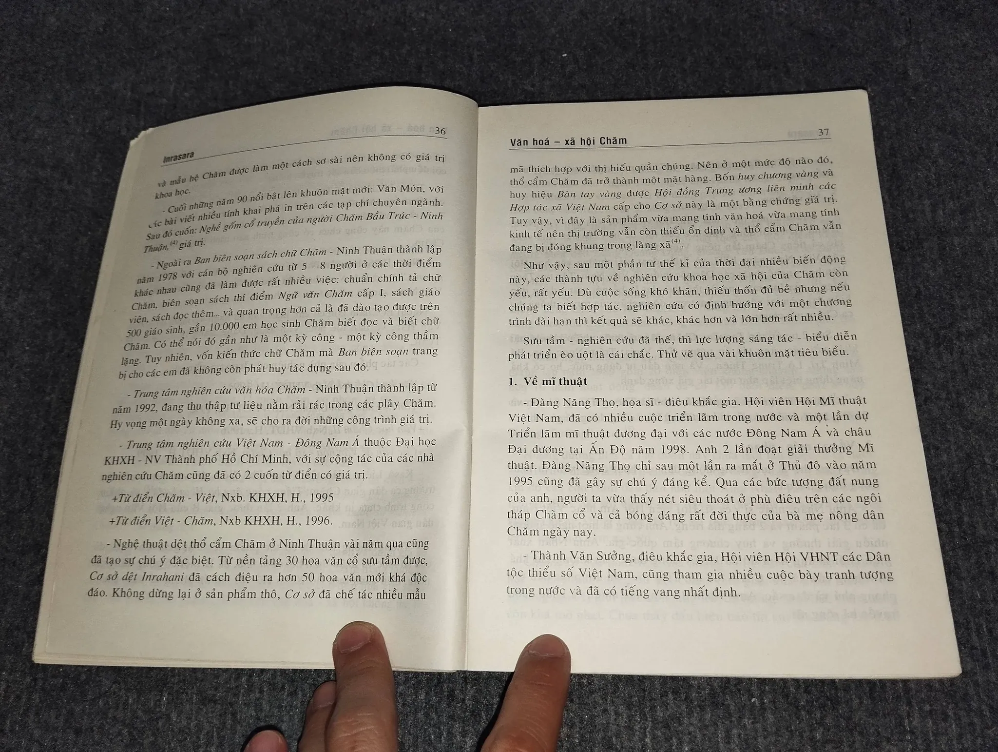 VĂN HOÁ - XÃ HỘI CHĂM NGHIÊN CỨU & ĐỐI THOẠI 992519
