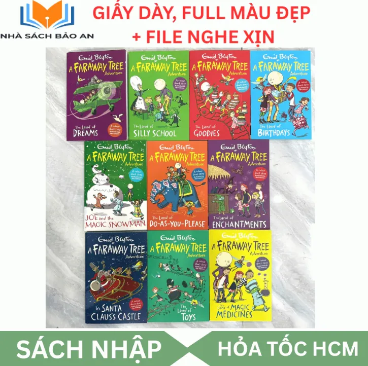 Sách - A FARAWAY TREE ADVENTURE 10 books + file nghe full colors