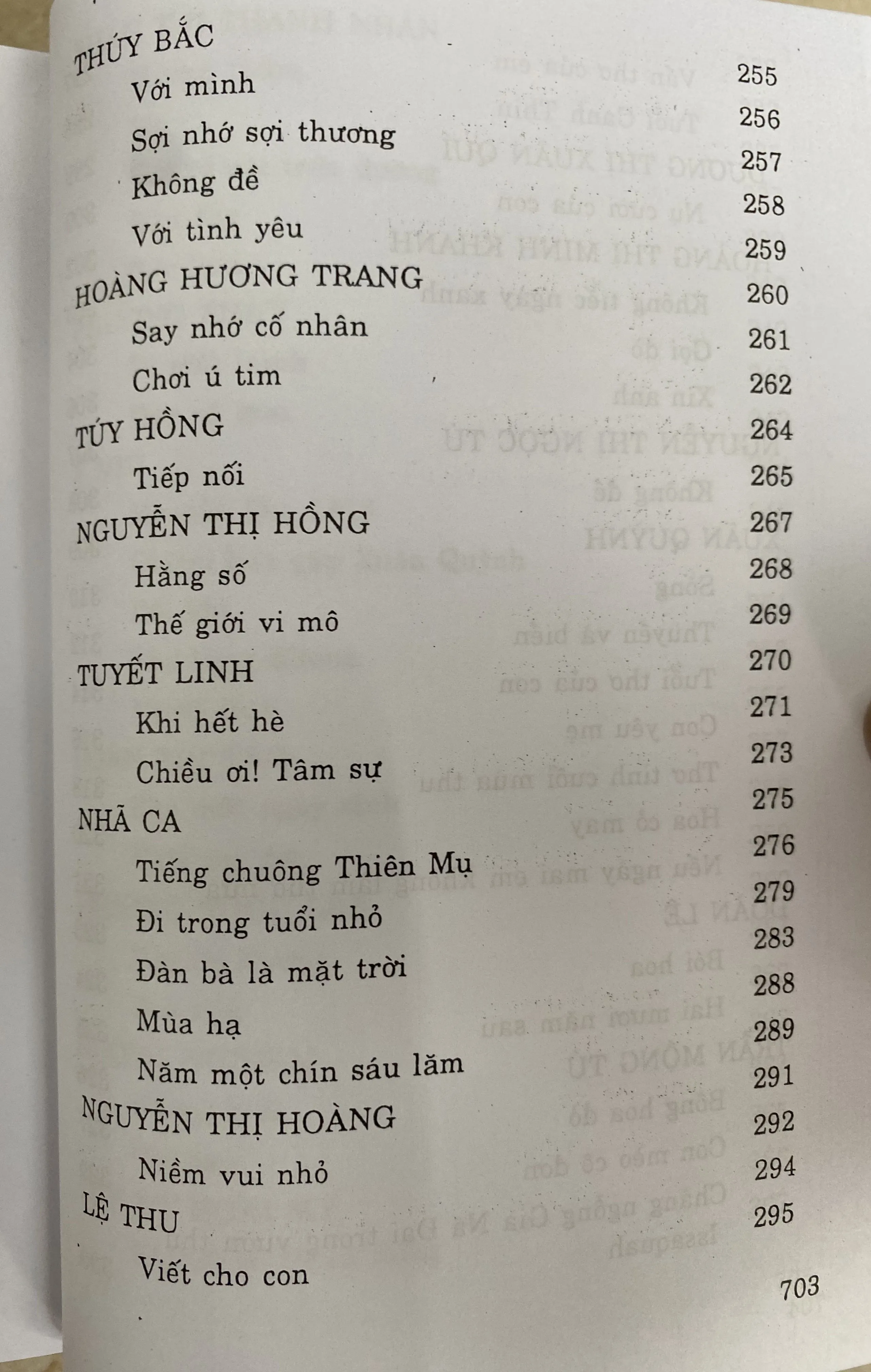 TUYỂN THƠ TÁC GIẢ NỮ VIỆT NAM  752812