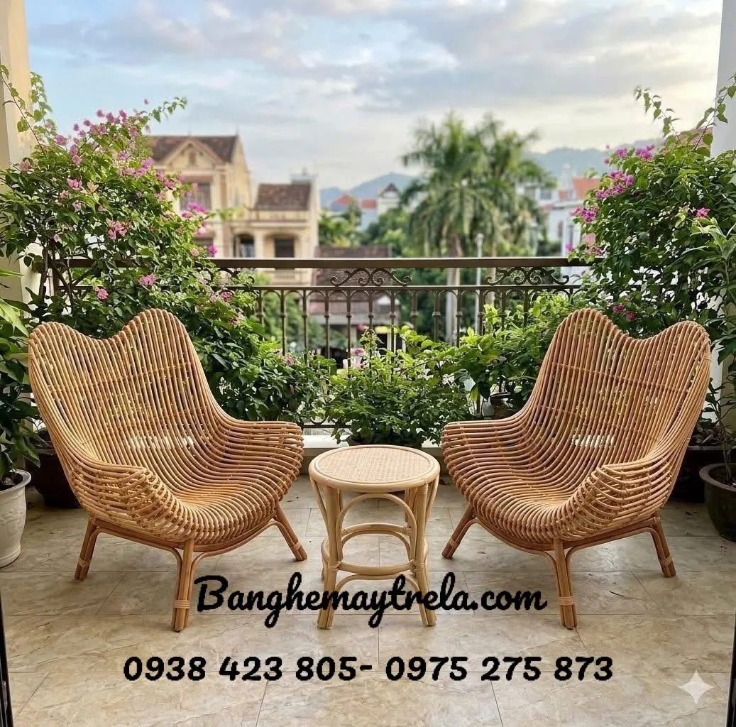 Ghế thư giãn đọc sách mây tự nhiên