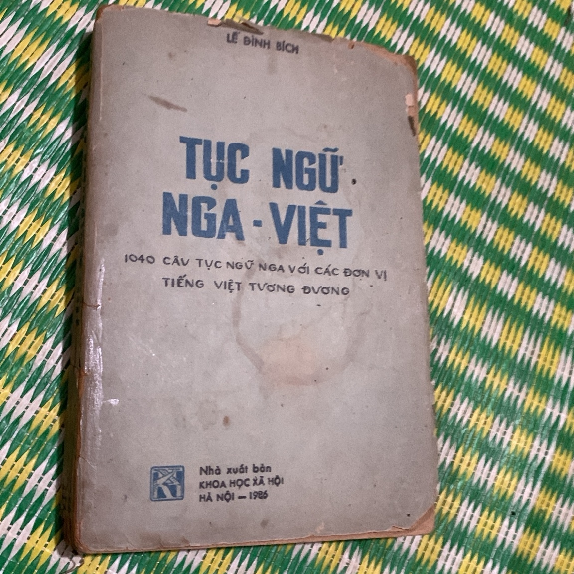 Tục ngữ Nga - Việt, Lê Đình Bích 