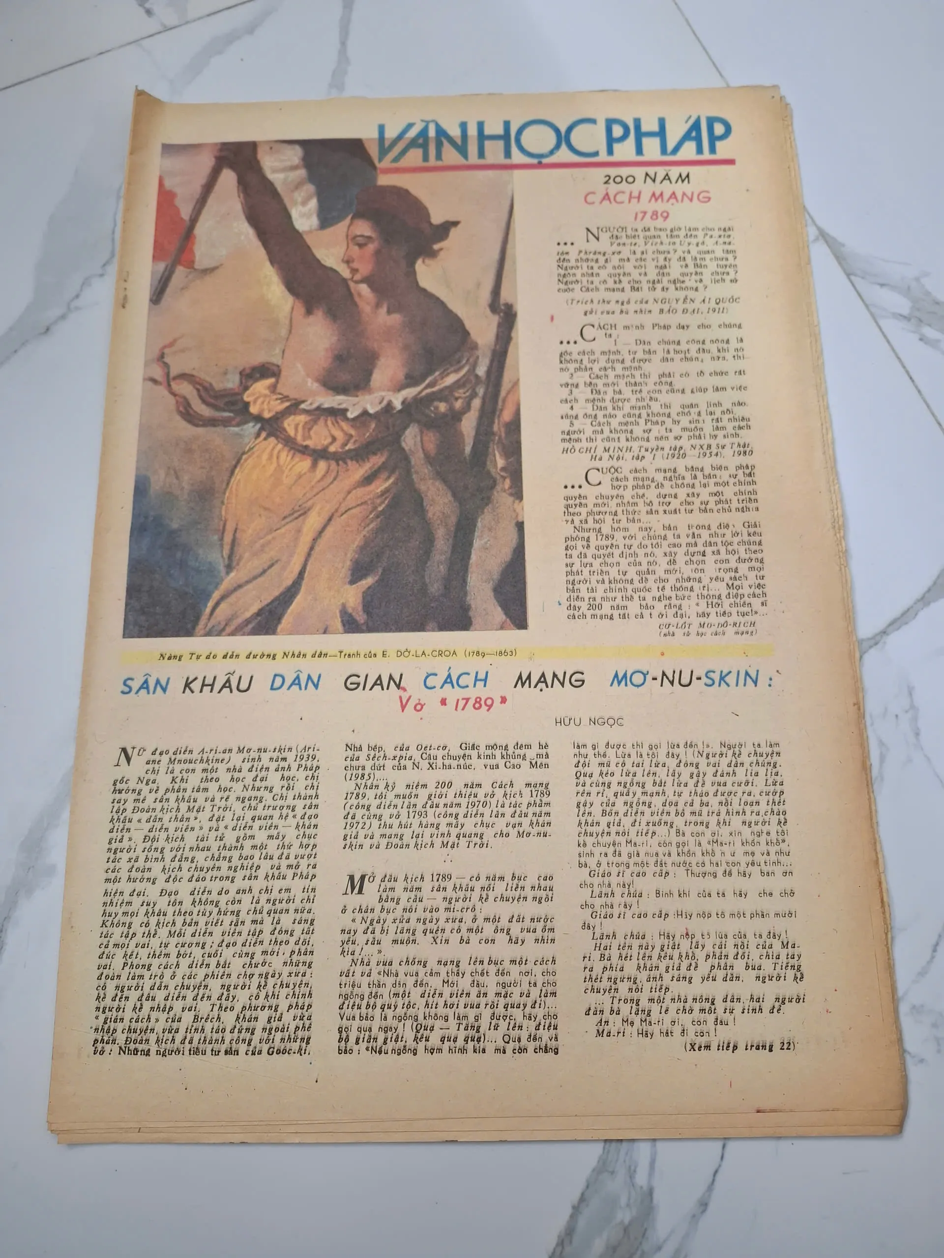 Tạp chí Văn học Pháp - Hữu Ngọc - Lý luận/Dịch thuật