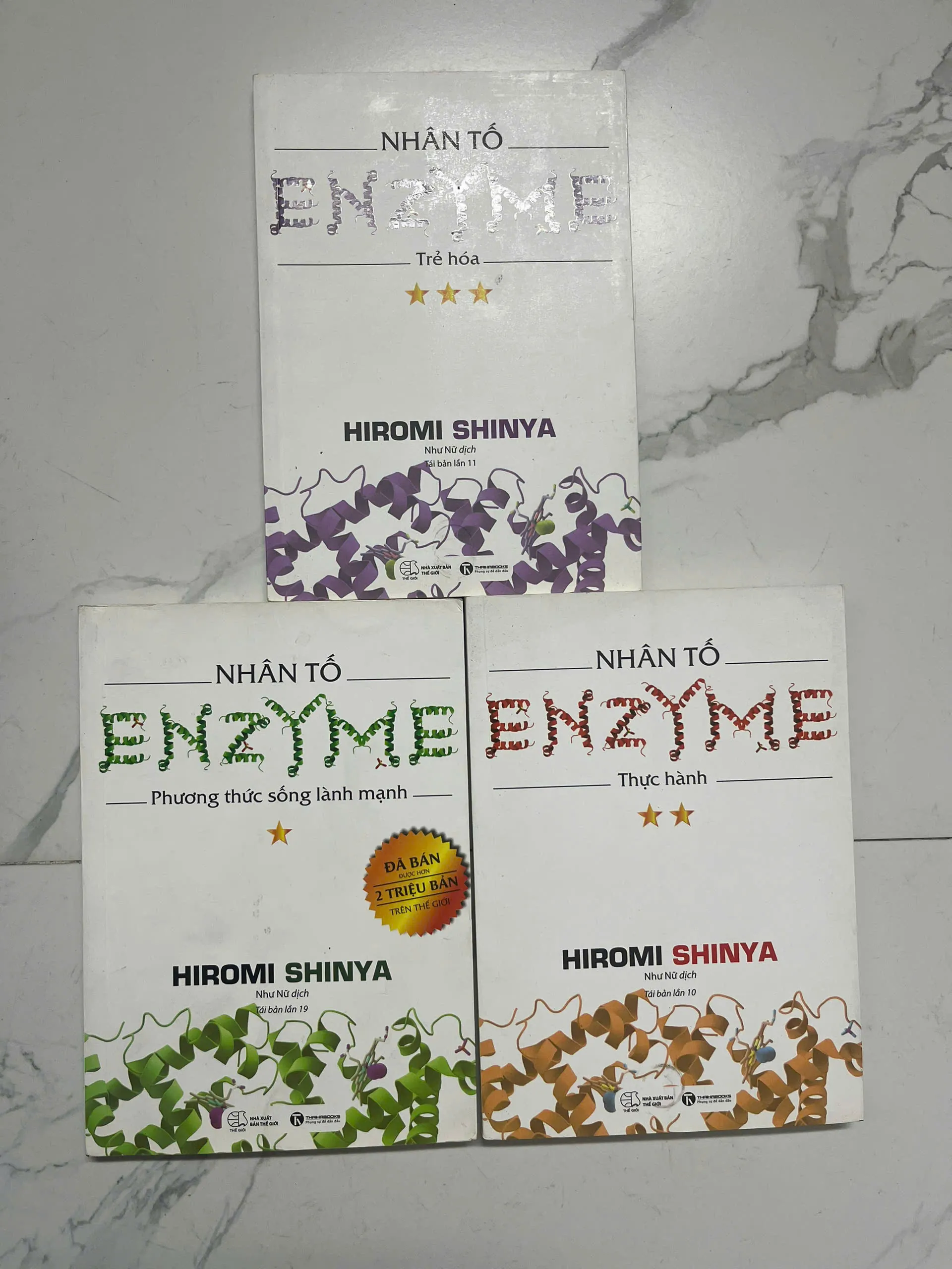 Nhân tố Enzyme (Bộ 3 cuốn: Phương thức sống lành mạnh, Thực hành, Trẻ hóa)
