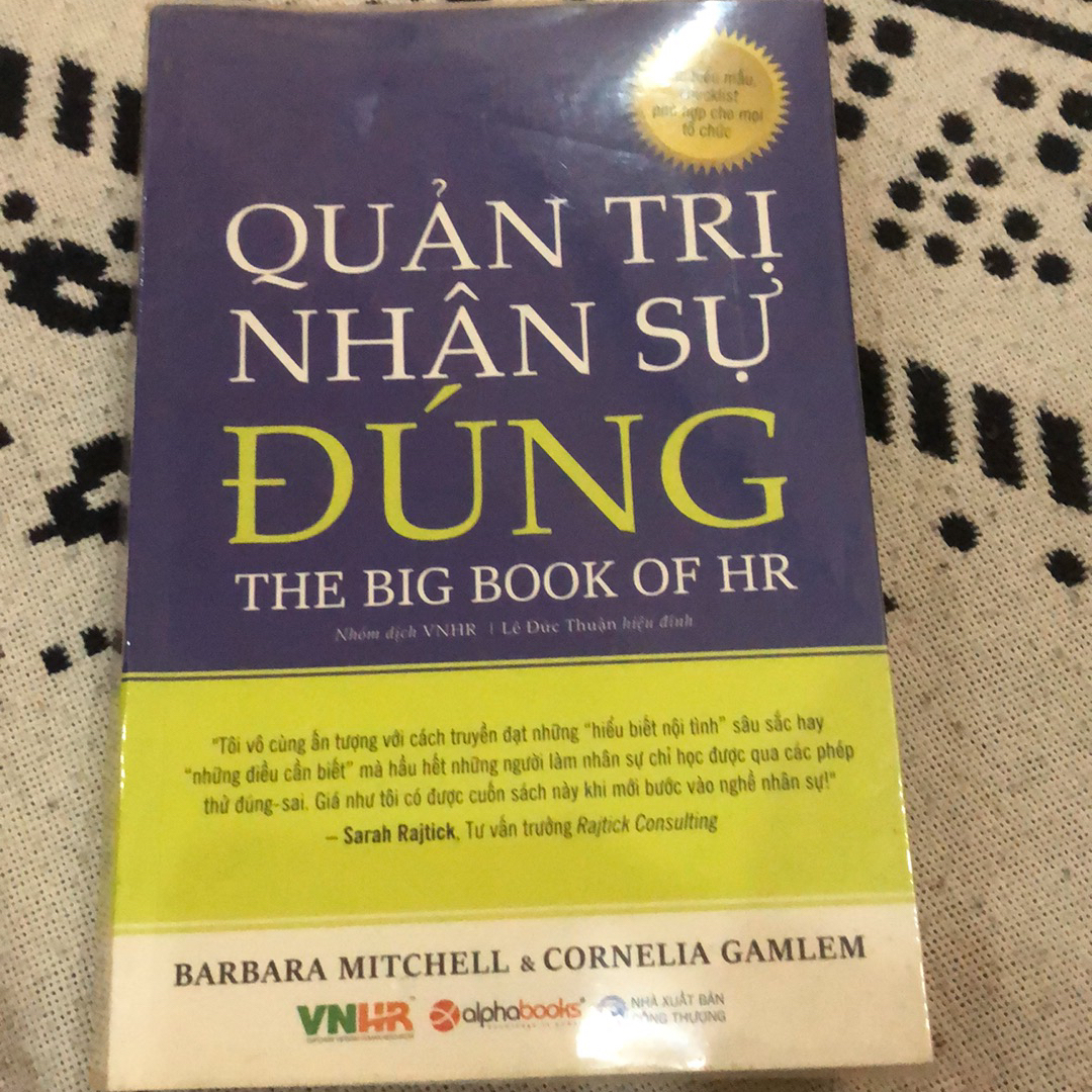 Quản trị nhân sự đúng- The big book of HR 