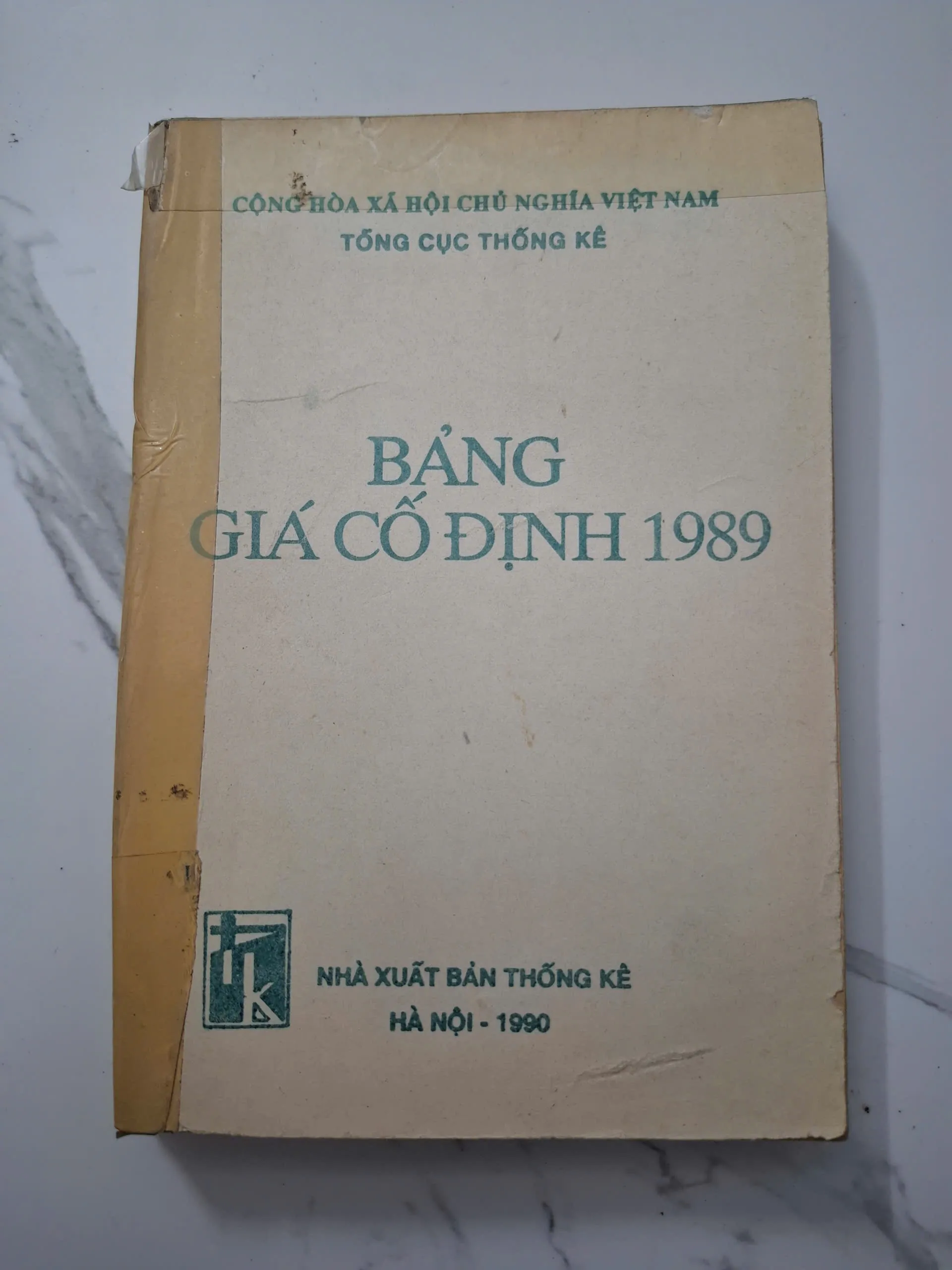 Bảng giá cố định 1989 - Tổng cục Thống kê - Kinh tế / Thống kê