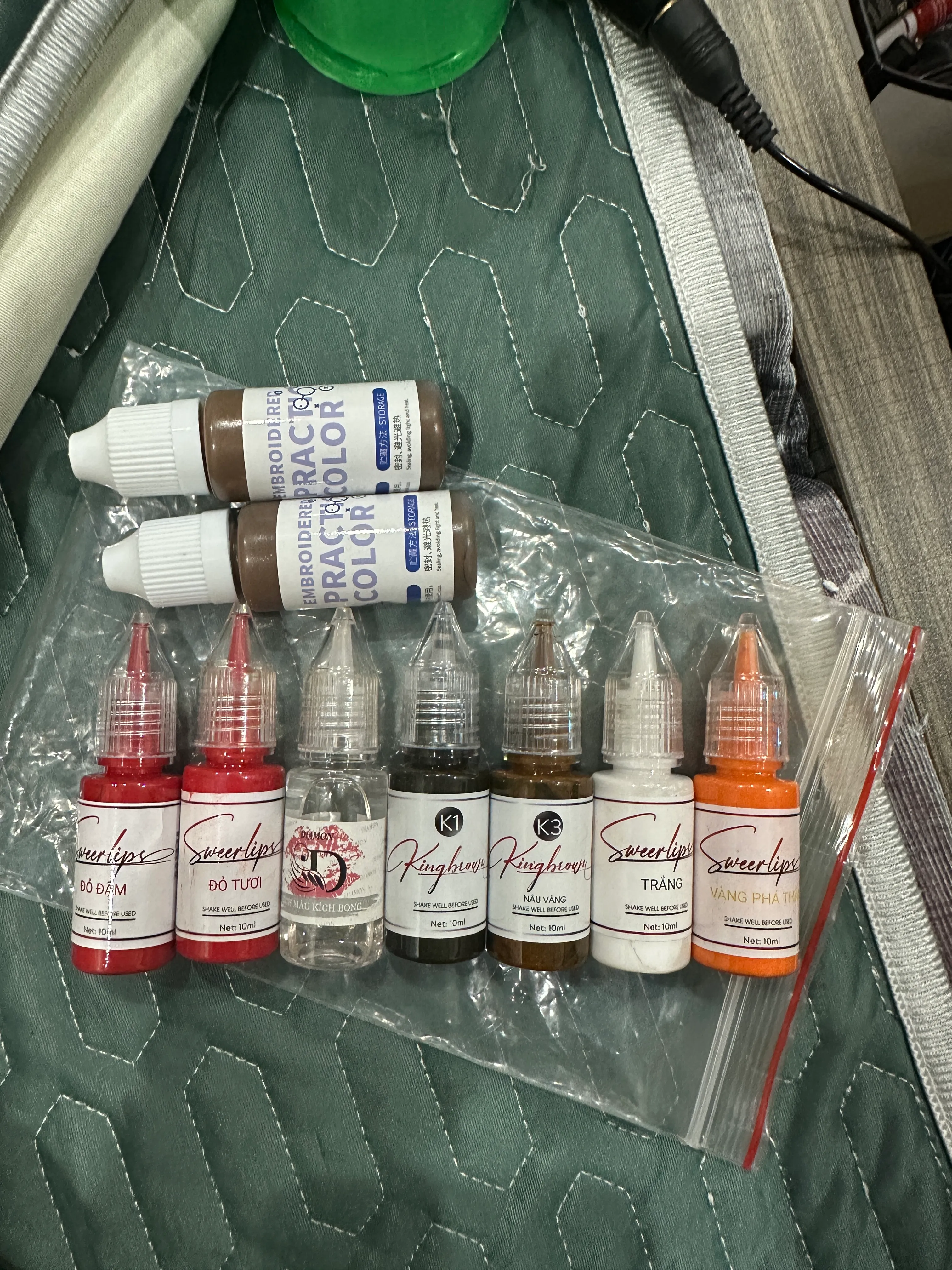 Mực xăm mày môi new