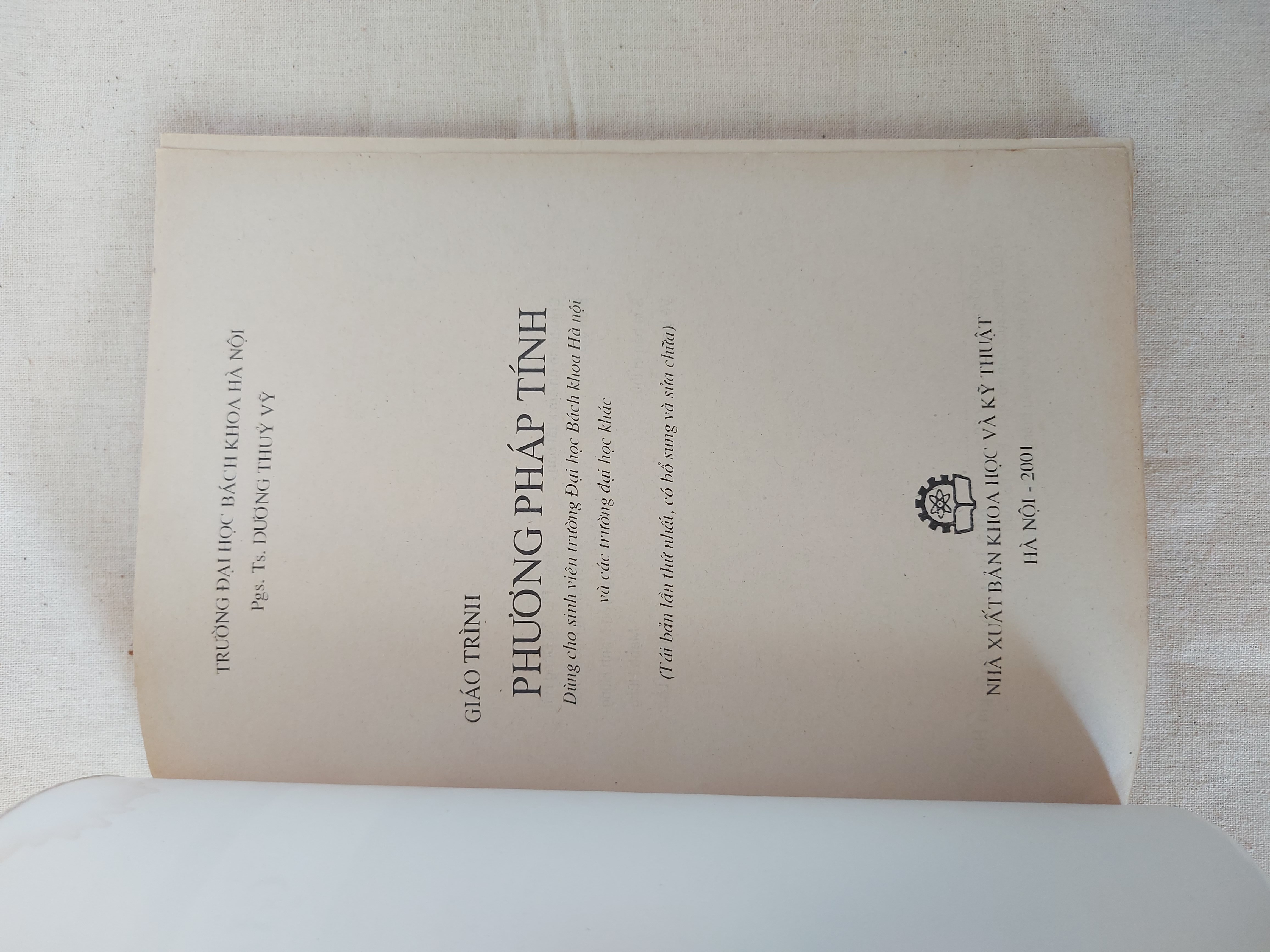 GIÁO TRÌNH PHƯƠNG PHÁP TÍNH 503198