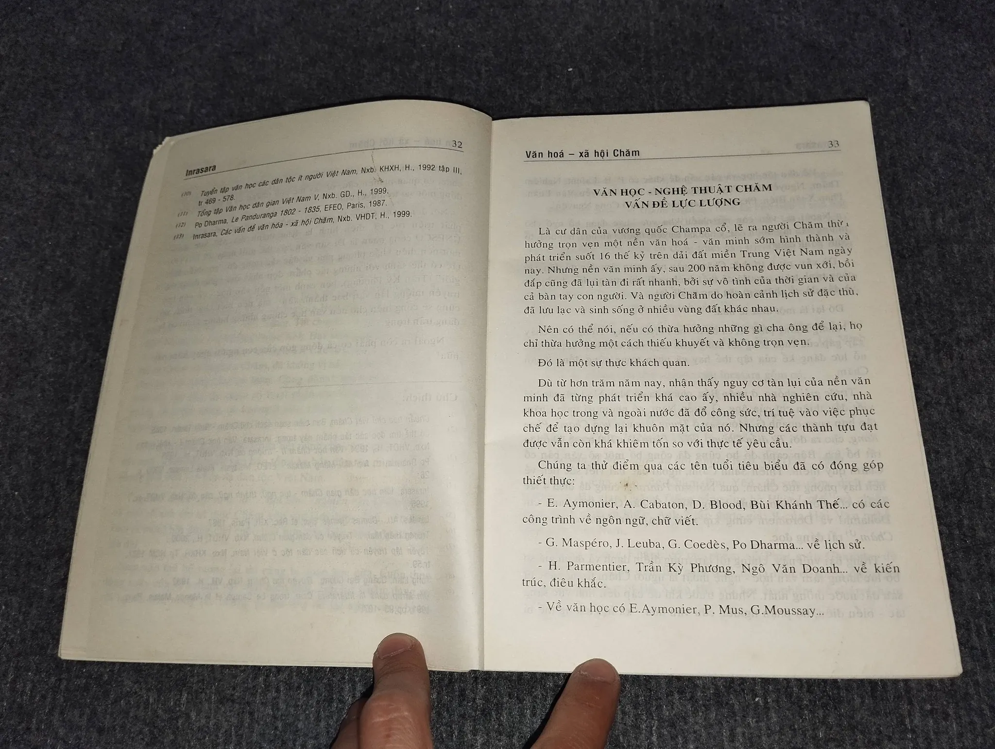 VĂN HOÁ - XÃ HỘI CHĂM NGHIÊN CỨU & ĐỐI THOẠI 992519