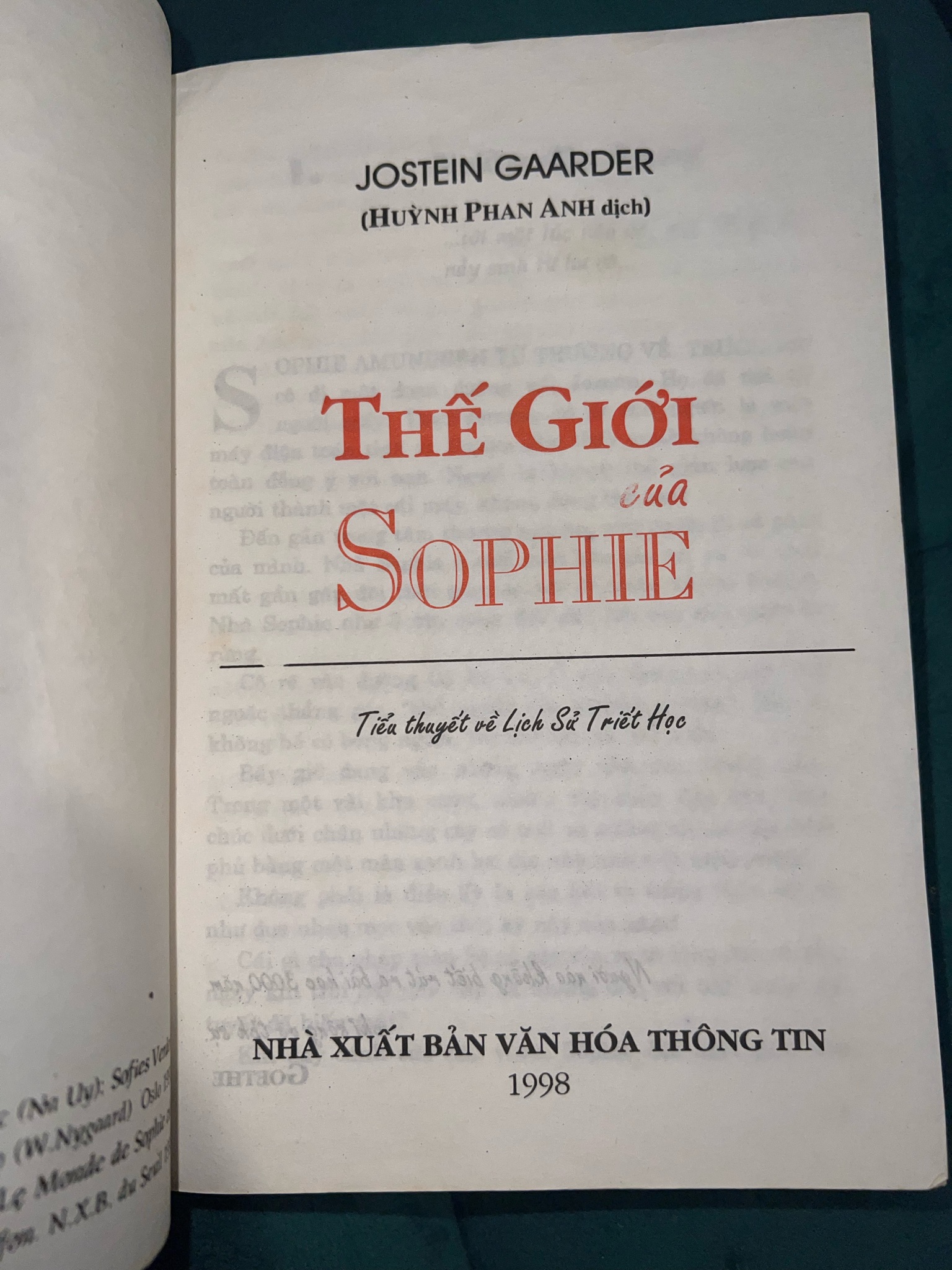 Thế Giới Của Sophie  79211