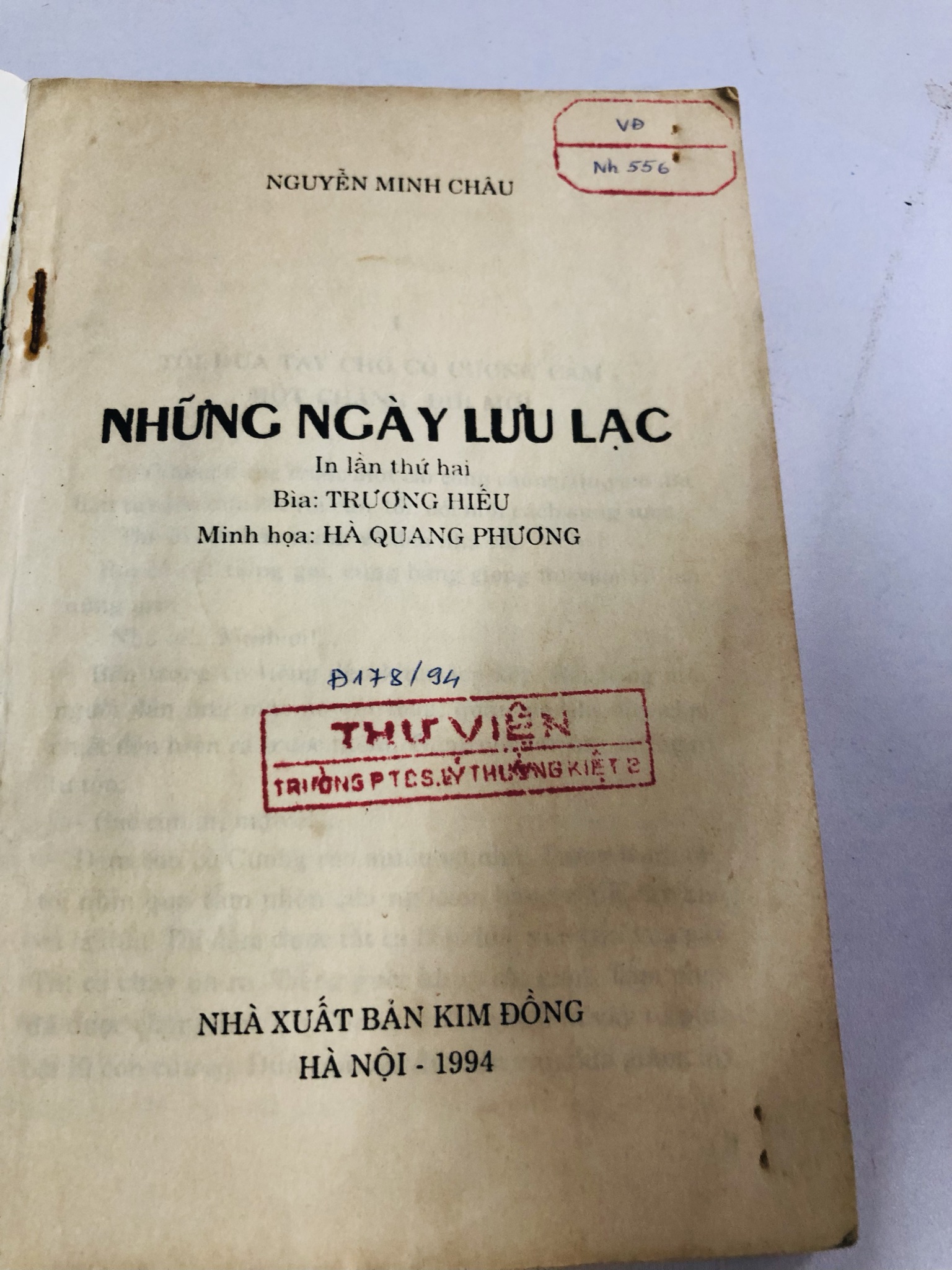 📚 SÁCH NXB KIM ĐỒNG 9x 📖 Những Ngày Lưu Lạc 545971