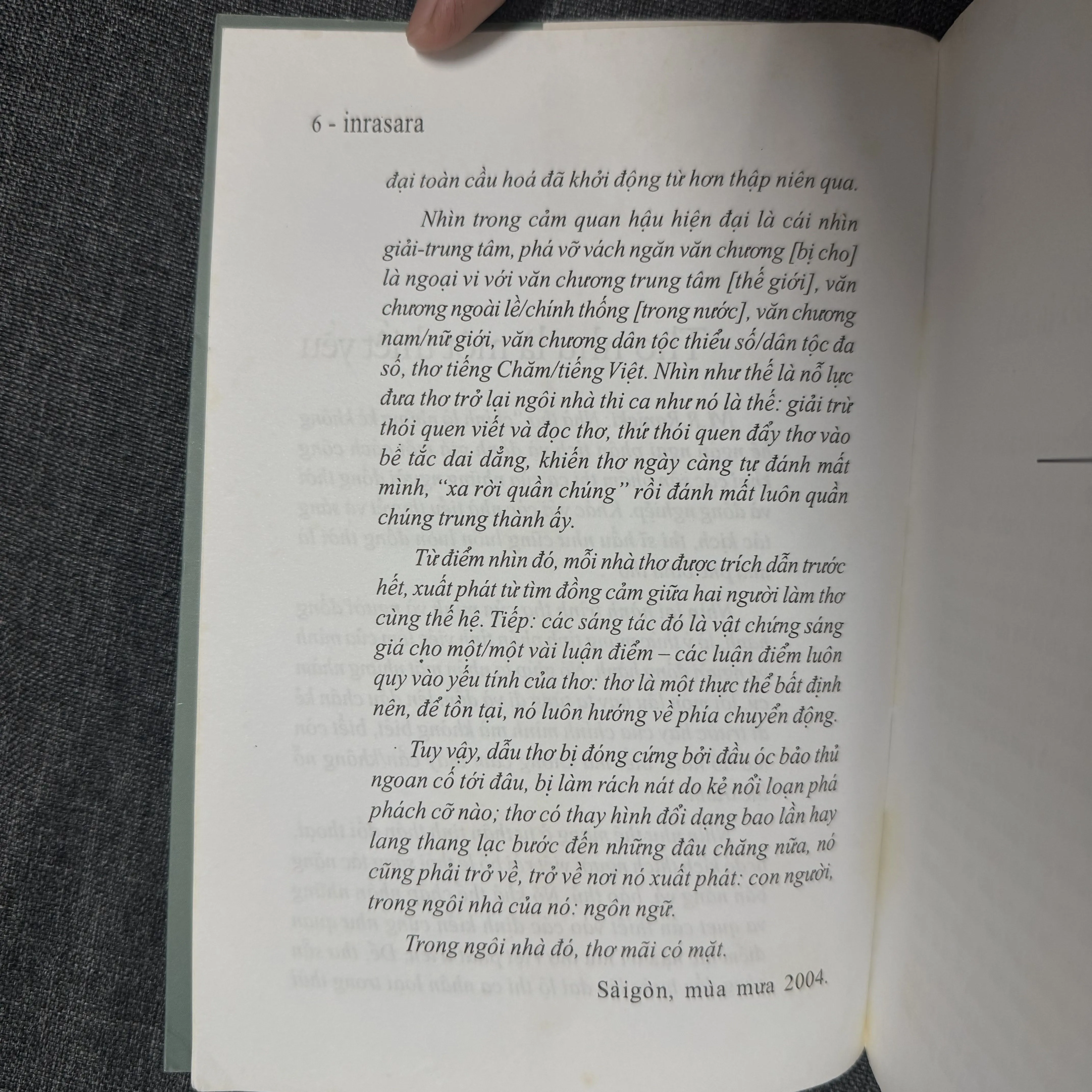 Chưa đủ cô đơn cho sáng tạo - Inrasara 998021