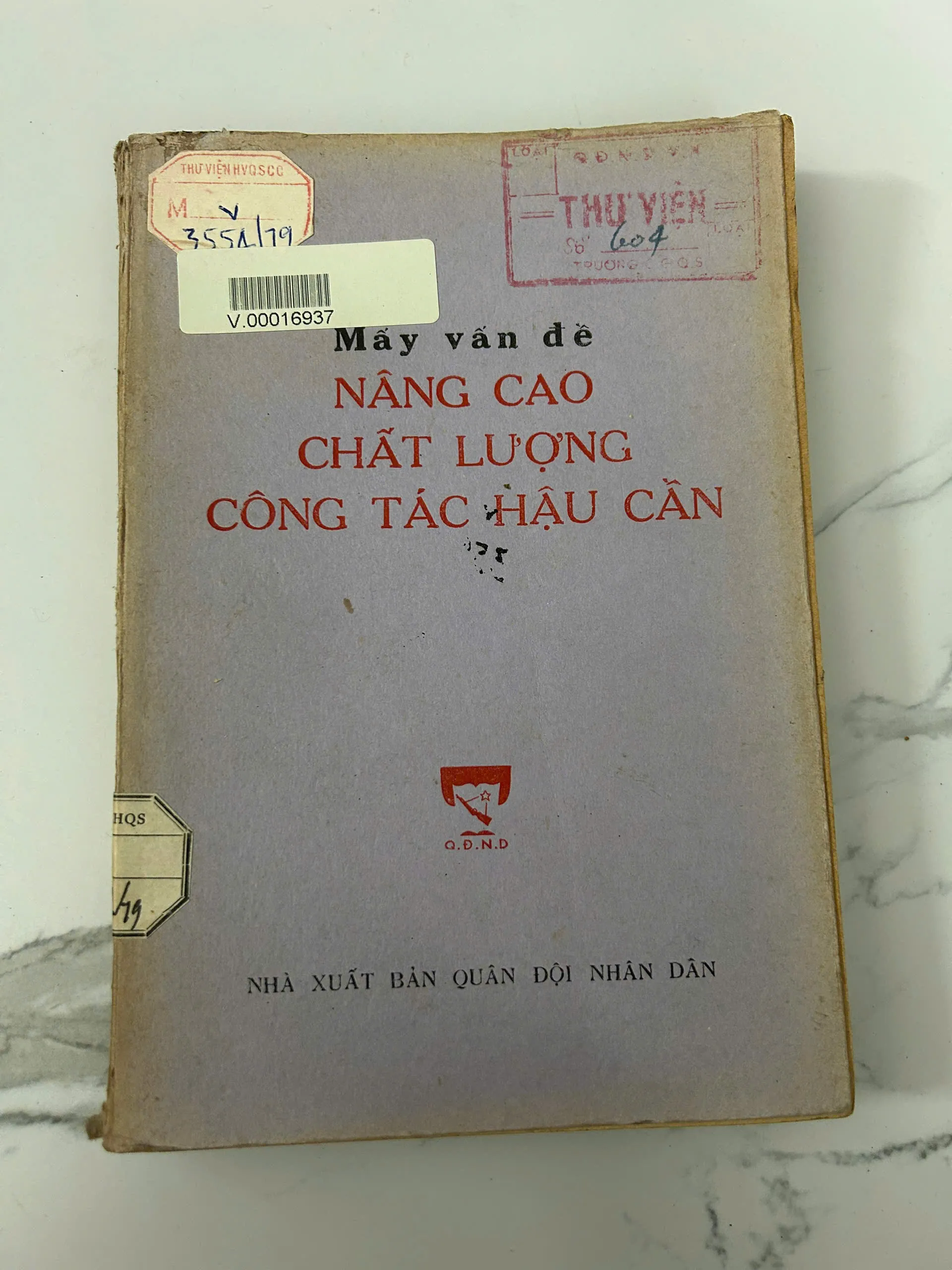 Mấy vấn đề nâng cao chất lượng công tác hậu cần – Nhiều tác giả