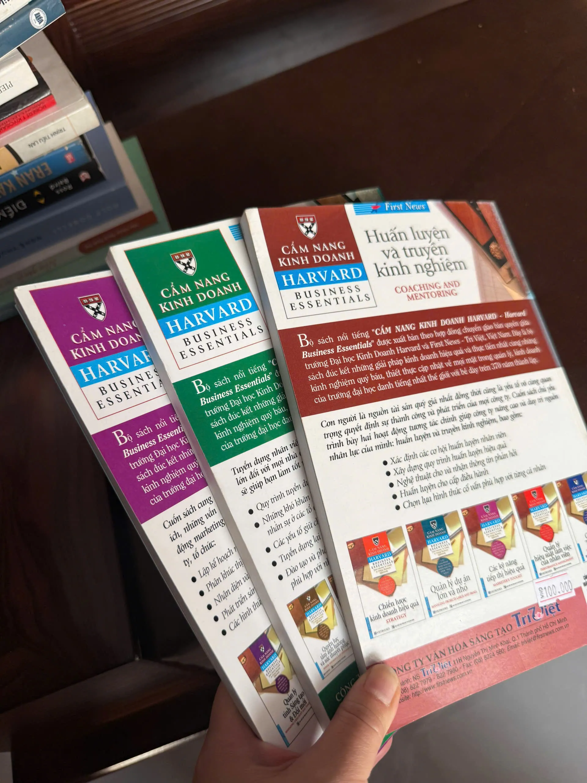 COMBO 3 SÁCH KINH DOANH HARVARD – MARKETING + NHÂN SỰ + HUẤN LUYỆN - K2 1001198