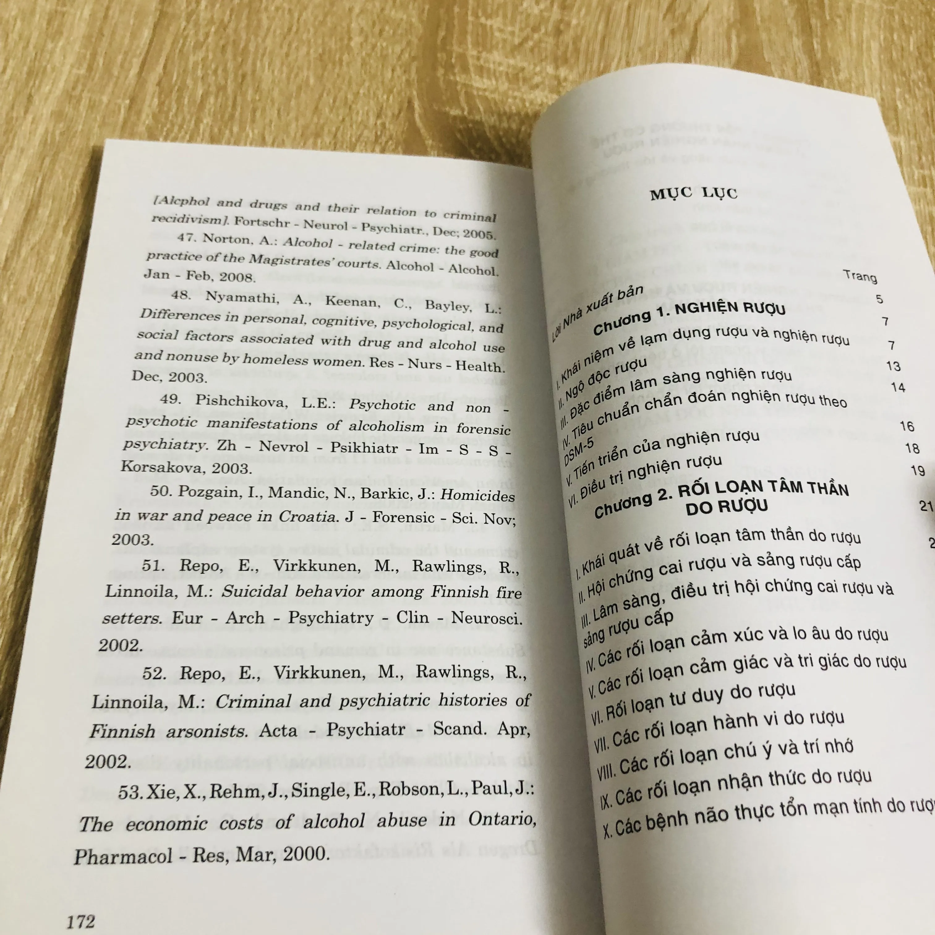CÁC RỐI LOẠN TÂM THẦN , HÀNH VI VÀ TỔN THƯƠNG CƠ THỂ DO NGHIỆN RƯỢU  529764