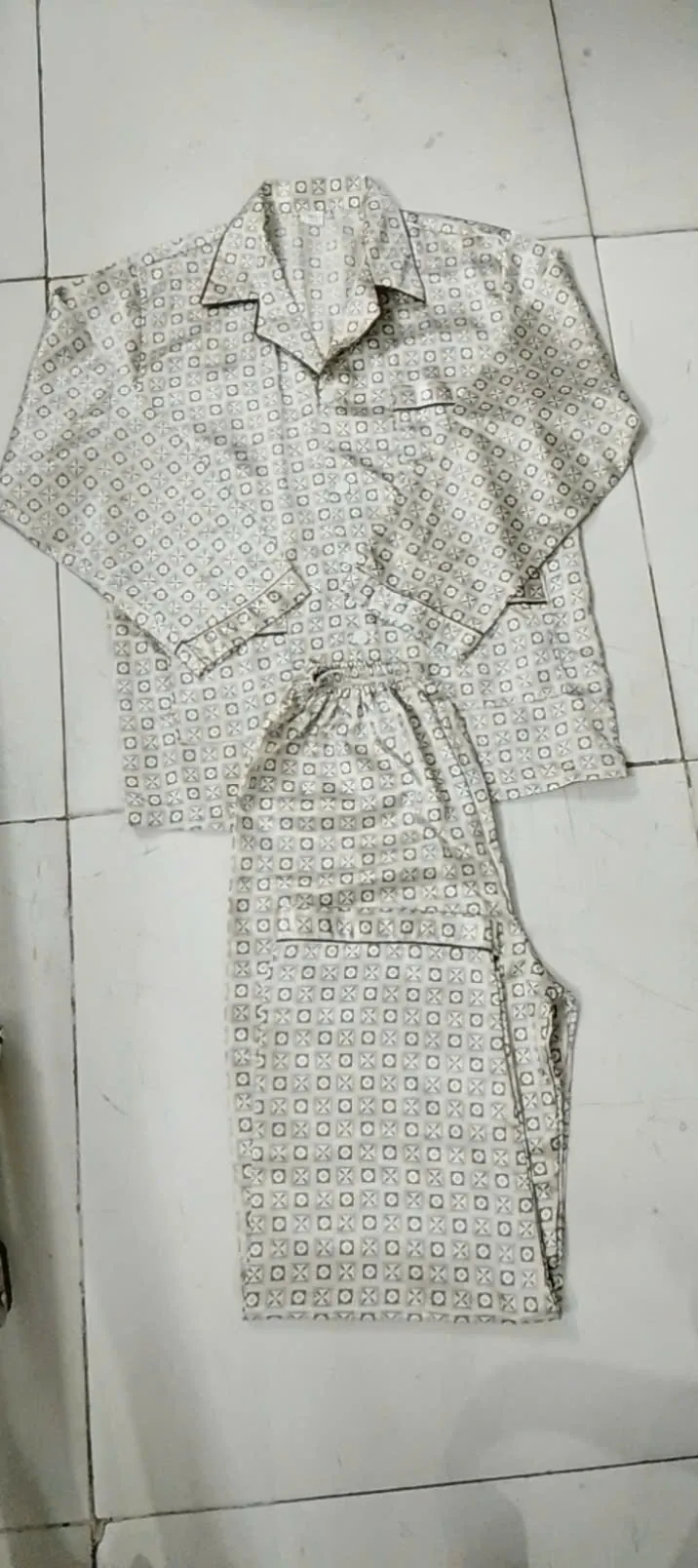 Combo 02 bộ Pyjama nam eo 60