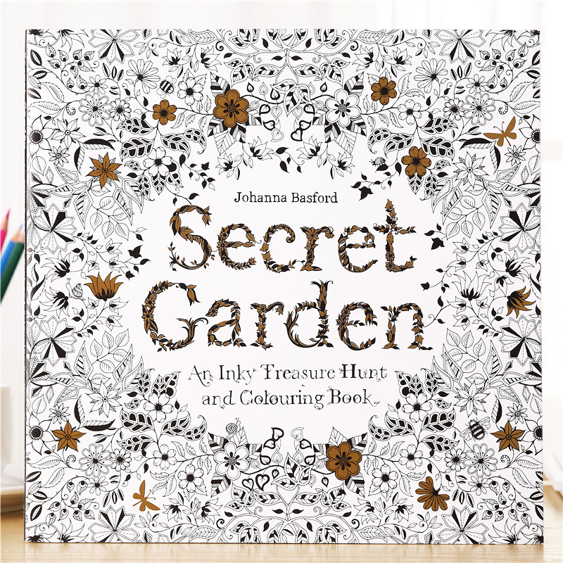 Tập Tô Màu Khu vườn bí mật Coloring Book Secret Garden 528166