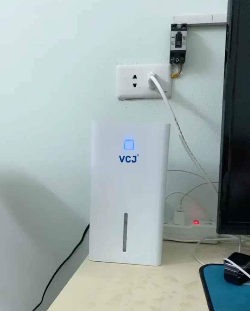 VCJ Máy hút ẩm mini, yên tĩnh, tiết kiệm năng lượng, tự động hấp thụ độ ẩm, thíc