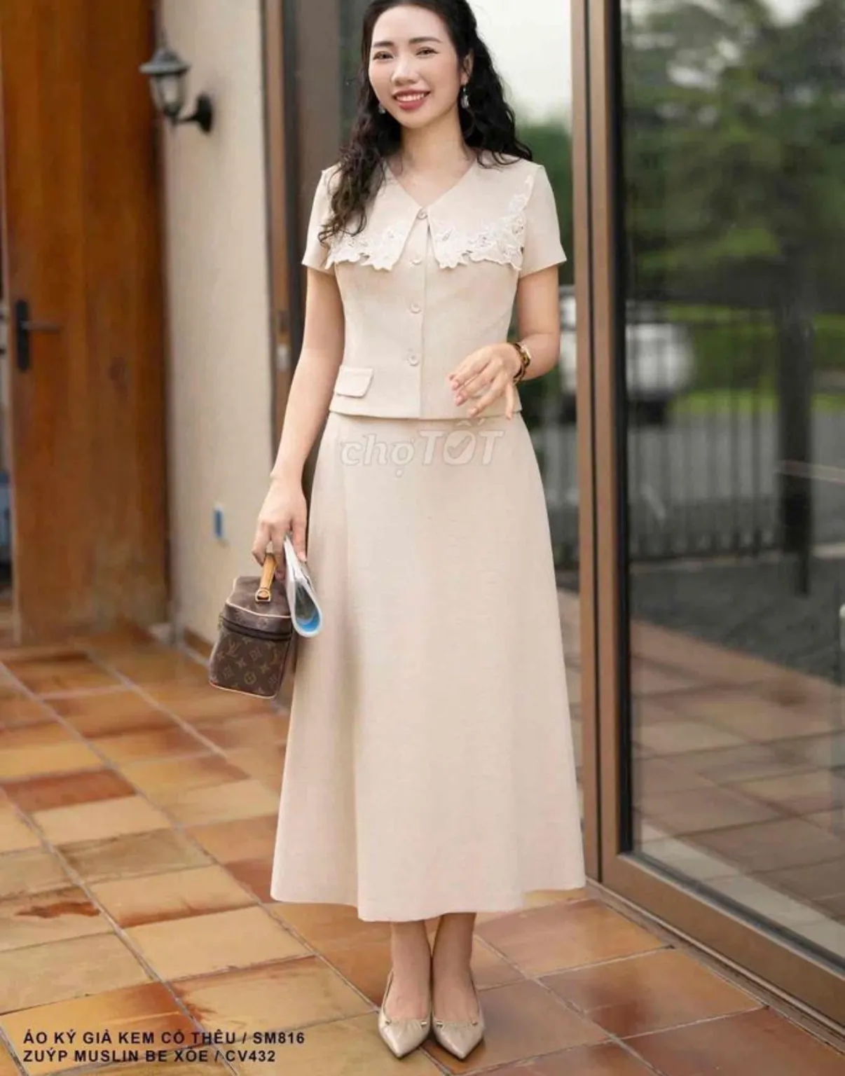 Sét áo và chân váy HongVic size XL