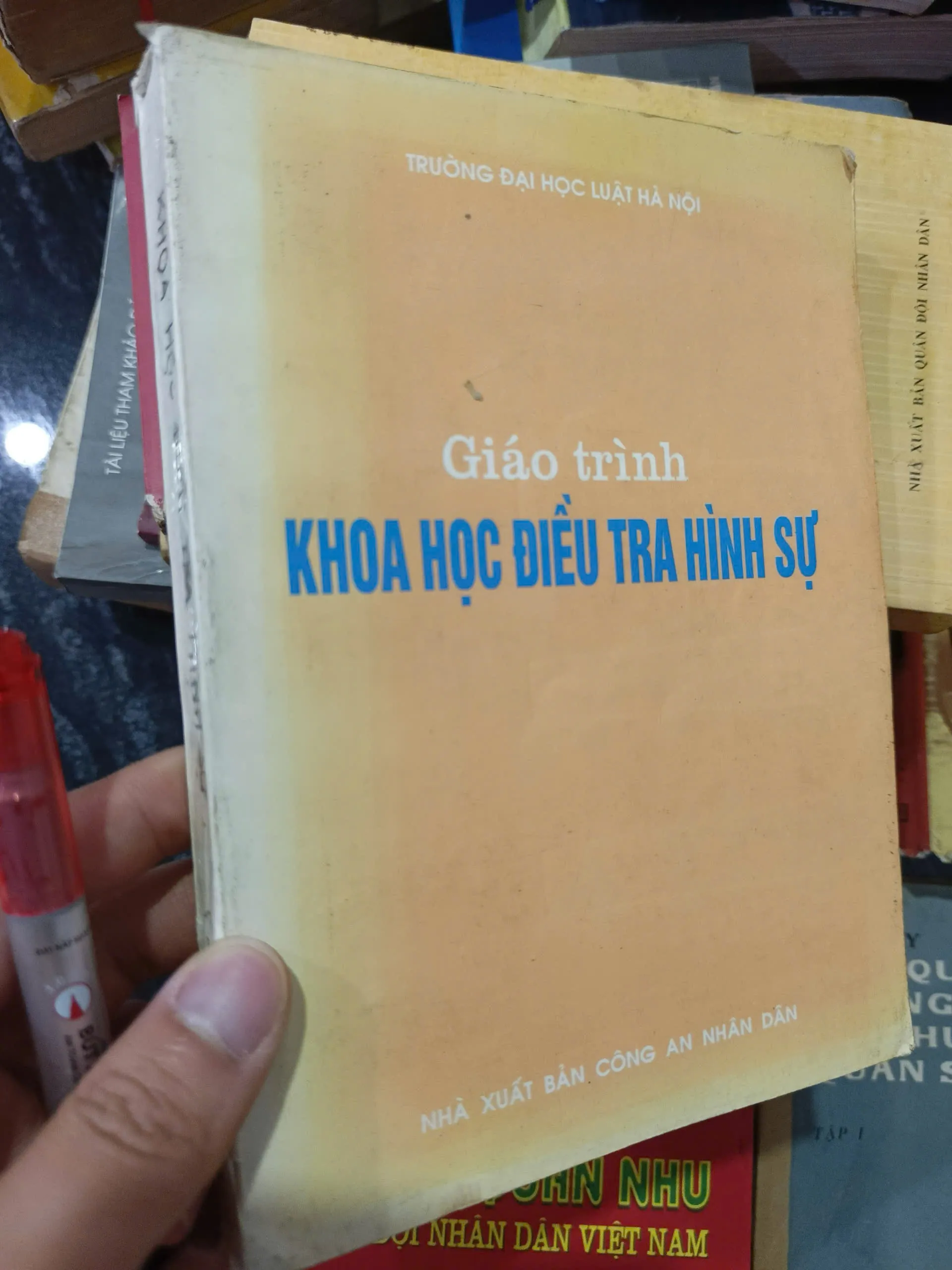 Giáo trình Khoa học điều tra hình sự