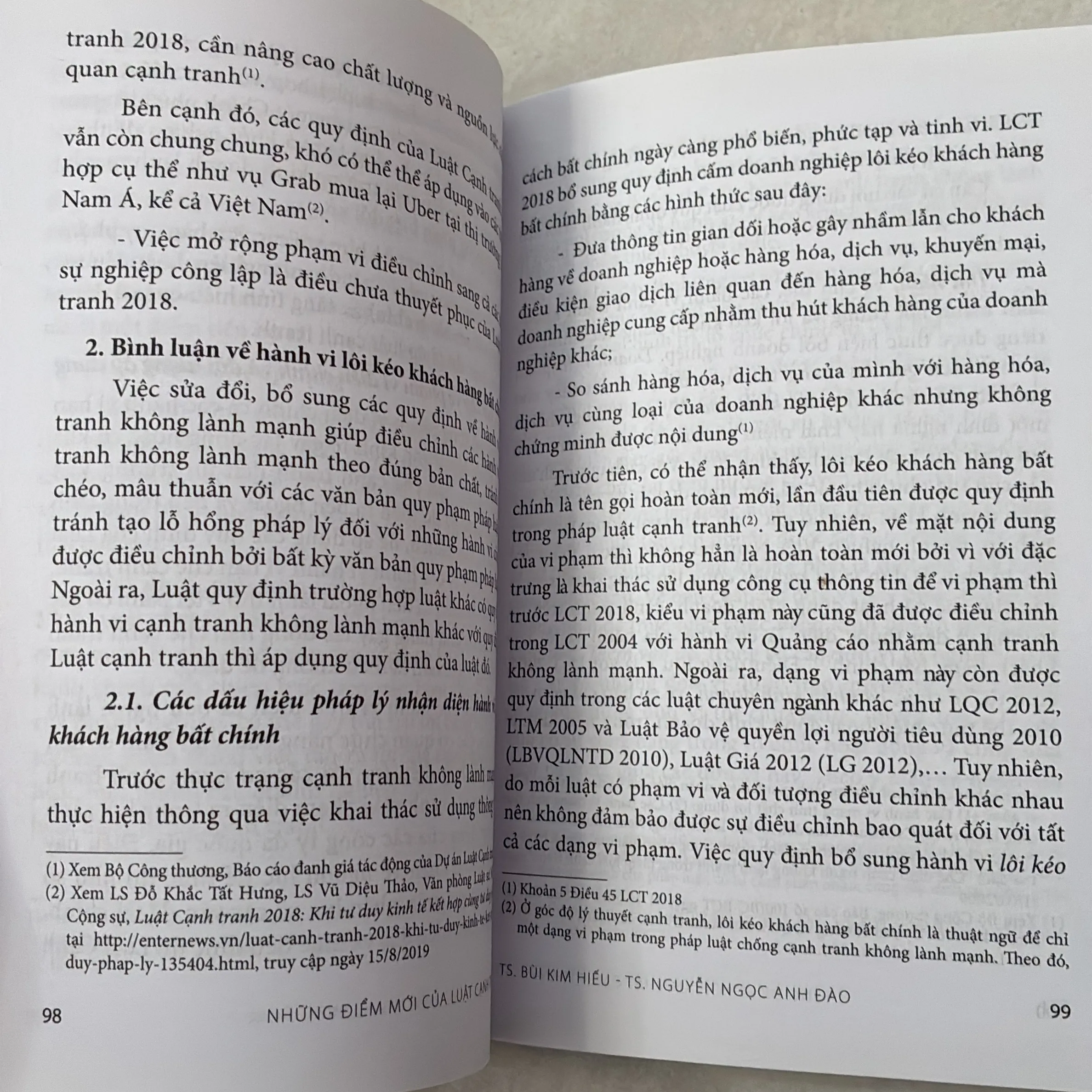 Những điểm mới của luật cạnh tranh  2018 - Bùi Kim Hiếu 776161