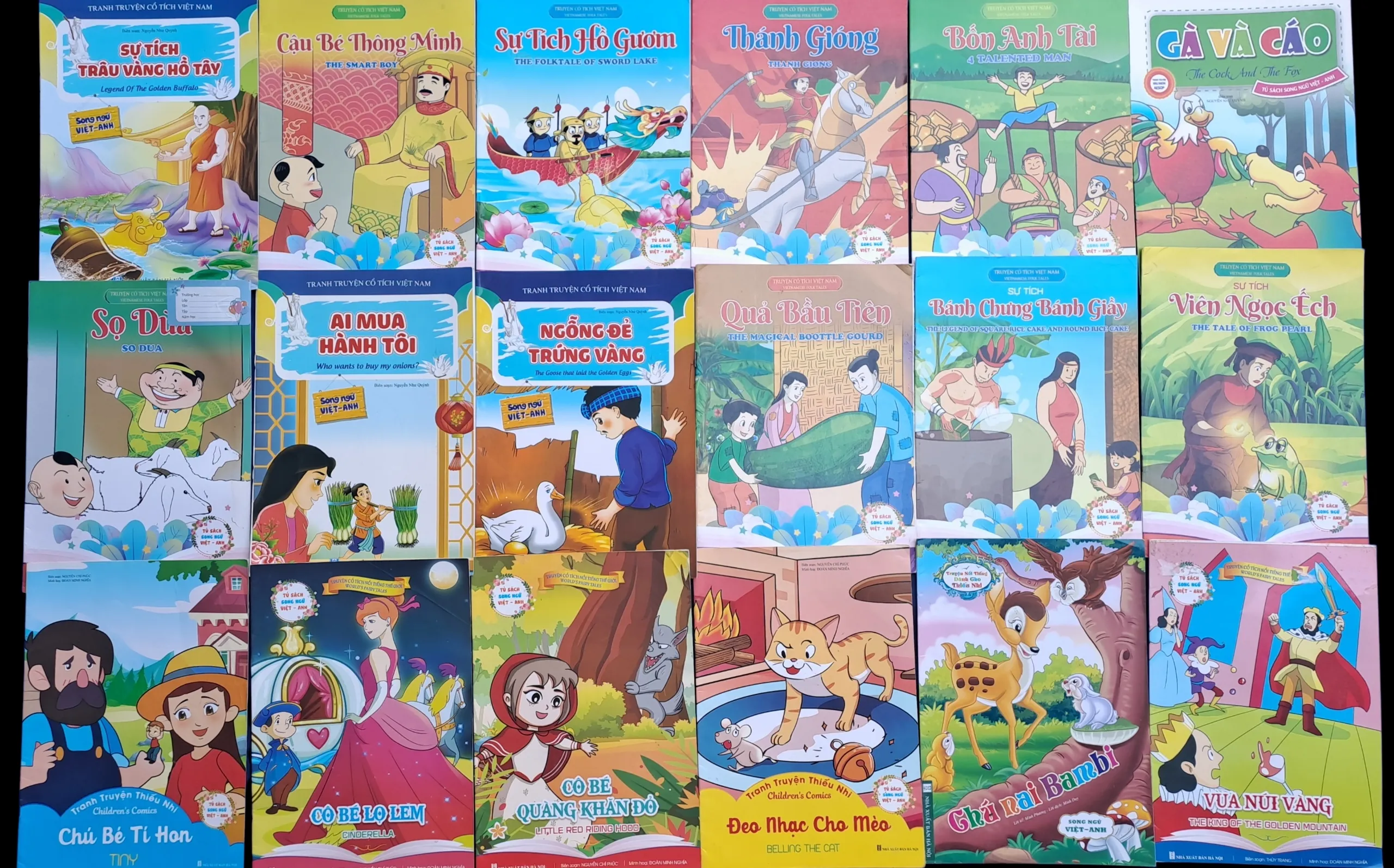 Truyện cổ tích song ngữ Anh Việt (Set 33 cuốn không trùng) 731544