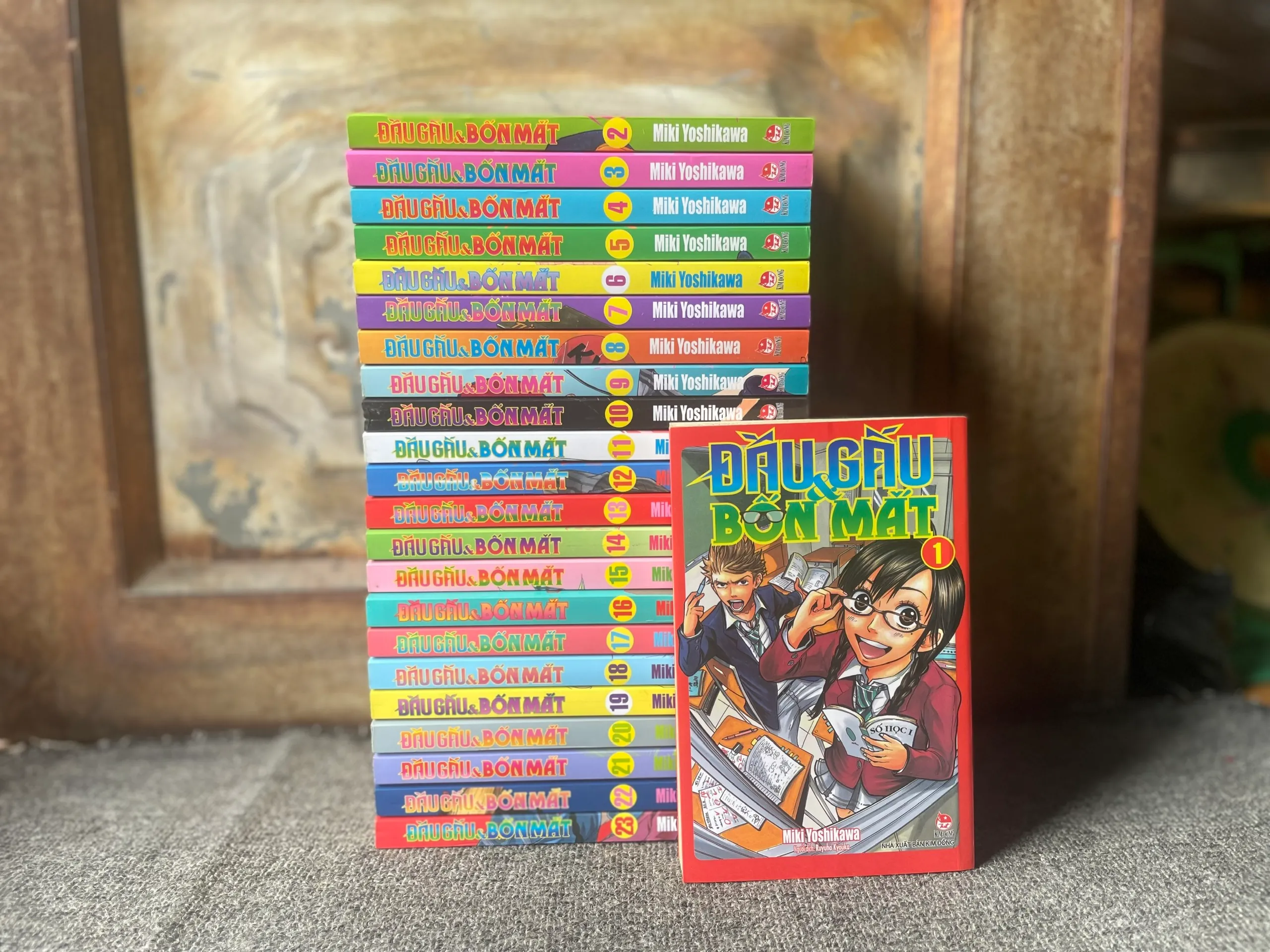 Truyện tranh Đầu gấu và bốn mắt - Trọn bộ 23 tập - NXB Kim Đồng