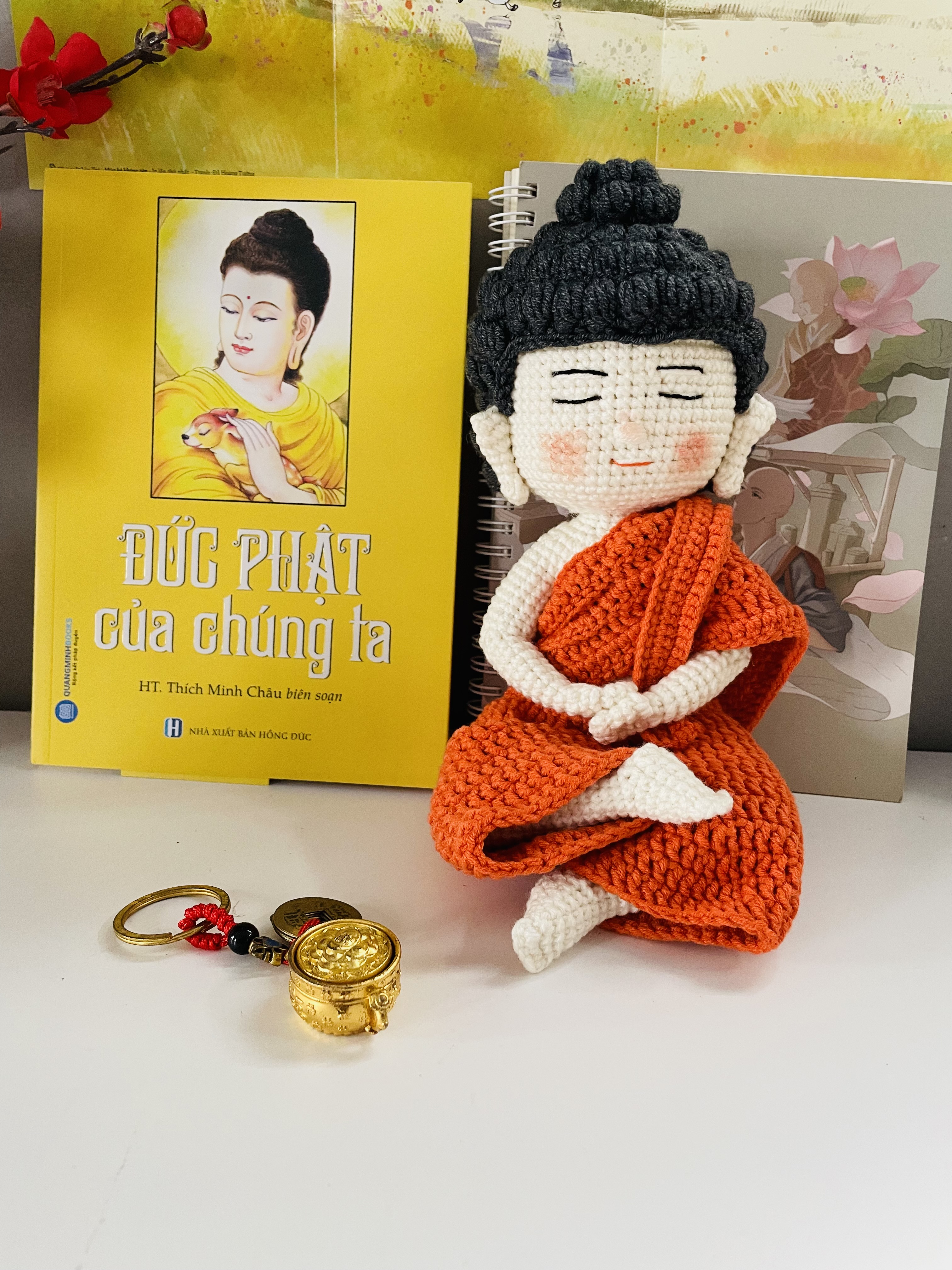 (Handmade) Tượng phật móc bằng len 494262