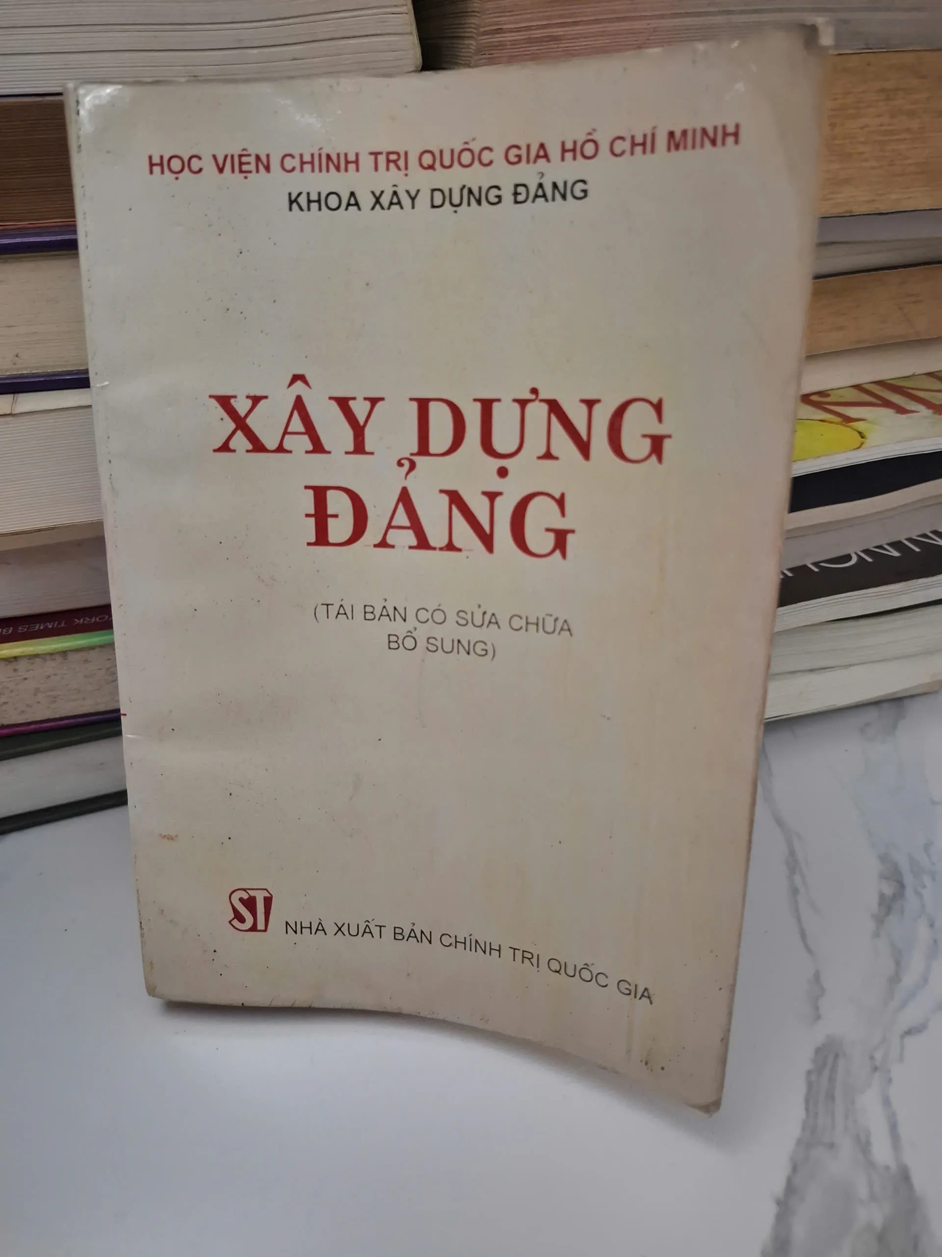 Xây dựng Đảng - Khoa Xây dựng Đảng (Học viện CTQG Hồ Chí Minh) - Chính trị, Giáo trình