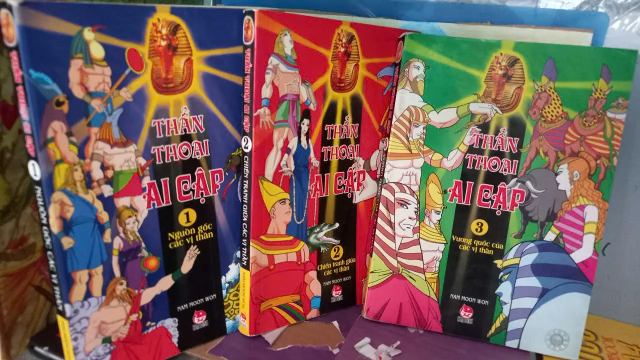 thần thoại ai cập - truyện tranh