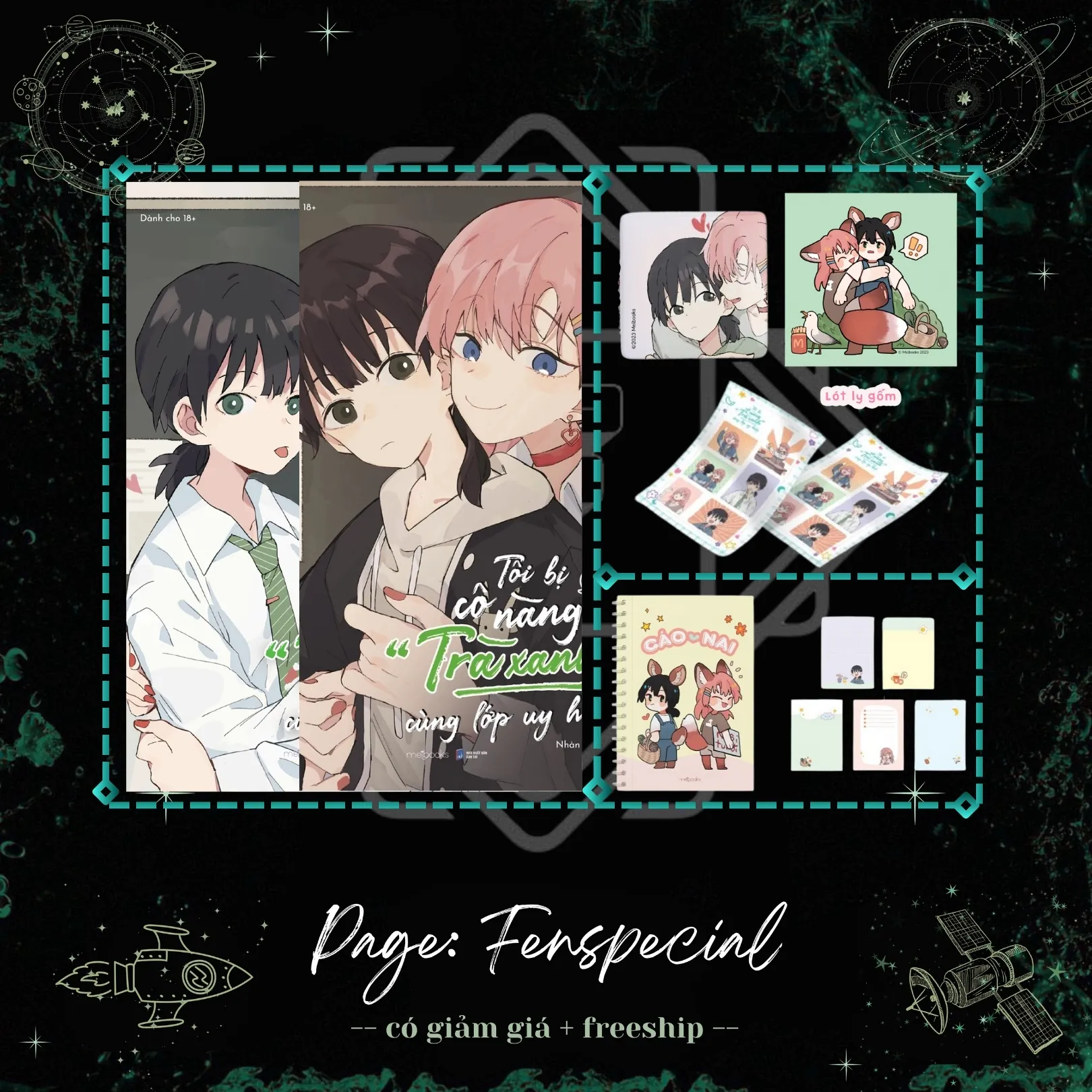 Bản Đặc Biệt - Tôi Bị Cô Nàng “Trà Xanh” Cùng Lớp Uy Hiếp - Tập 1, 2 + Quà 1tr -Fenspecial