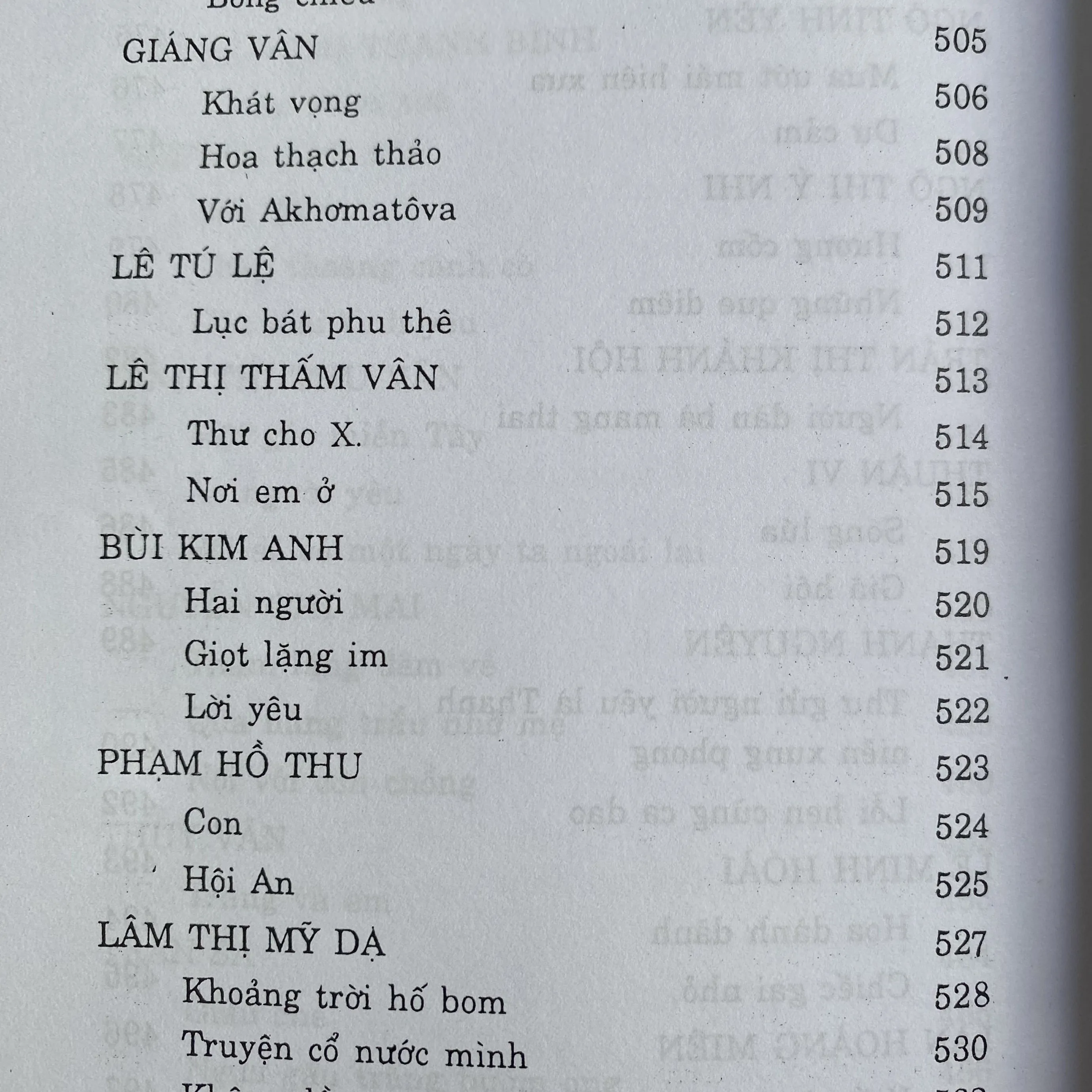 TUYỂN THƠ TÁC GIẢ NỮ VIỆT NAM  752812