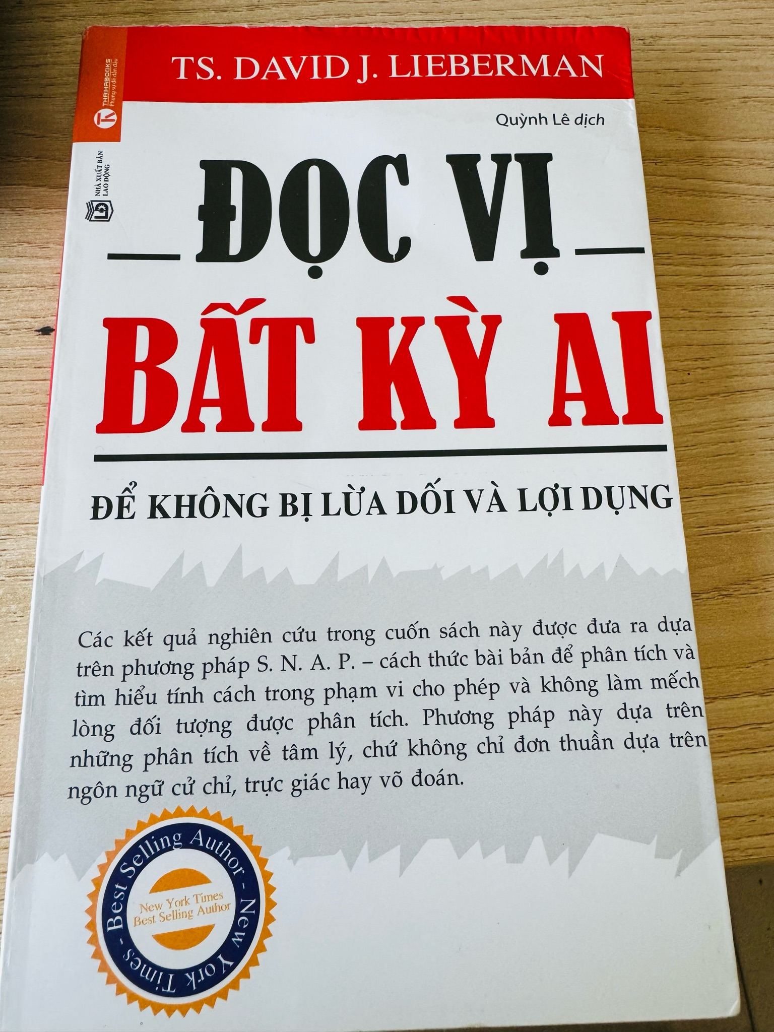 Sách Đọc Vị Bất Kỳ Ai