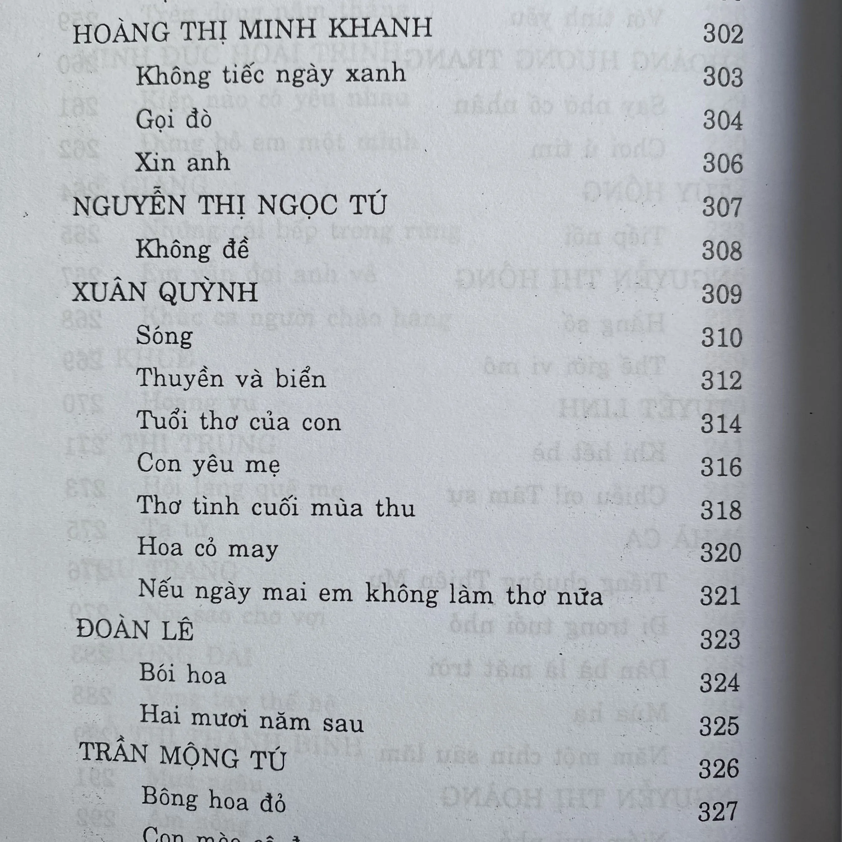 TUYỂN THƠ TÁC GIẢ NỮ VIỆT NAM  752812