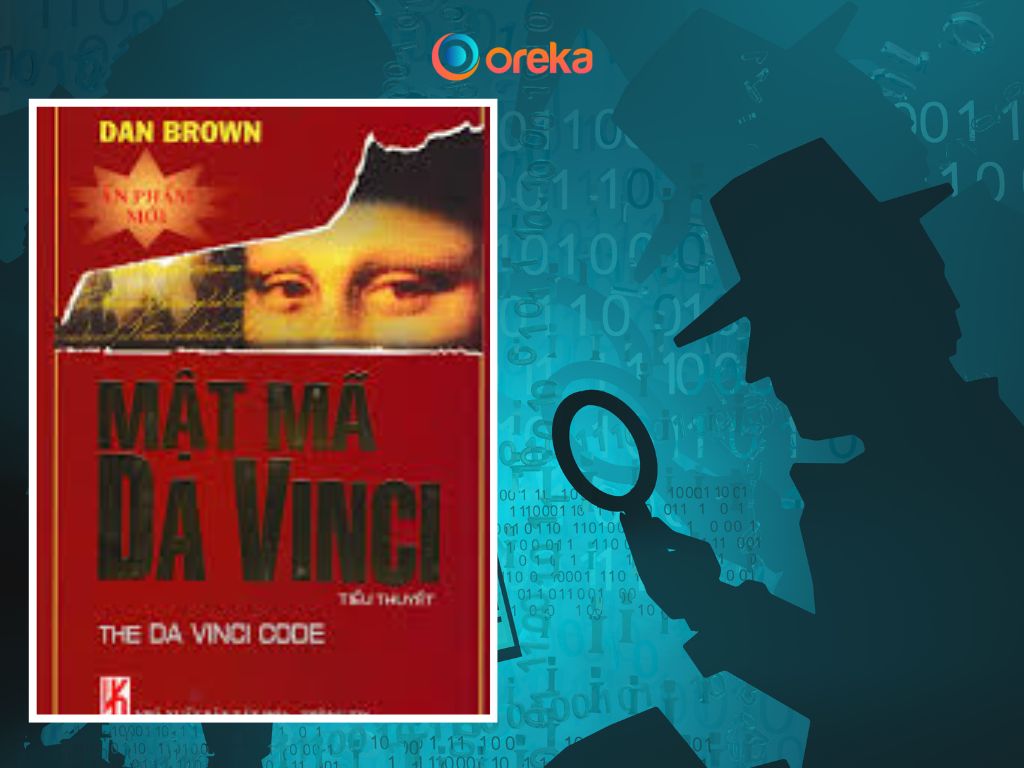 truyện tiểu thuyết trinh thám hay, bìa sách mật mã Da vinci