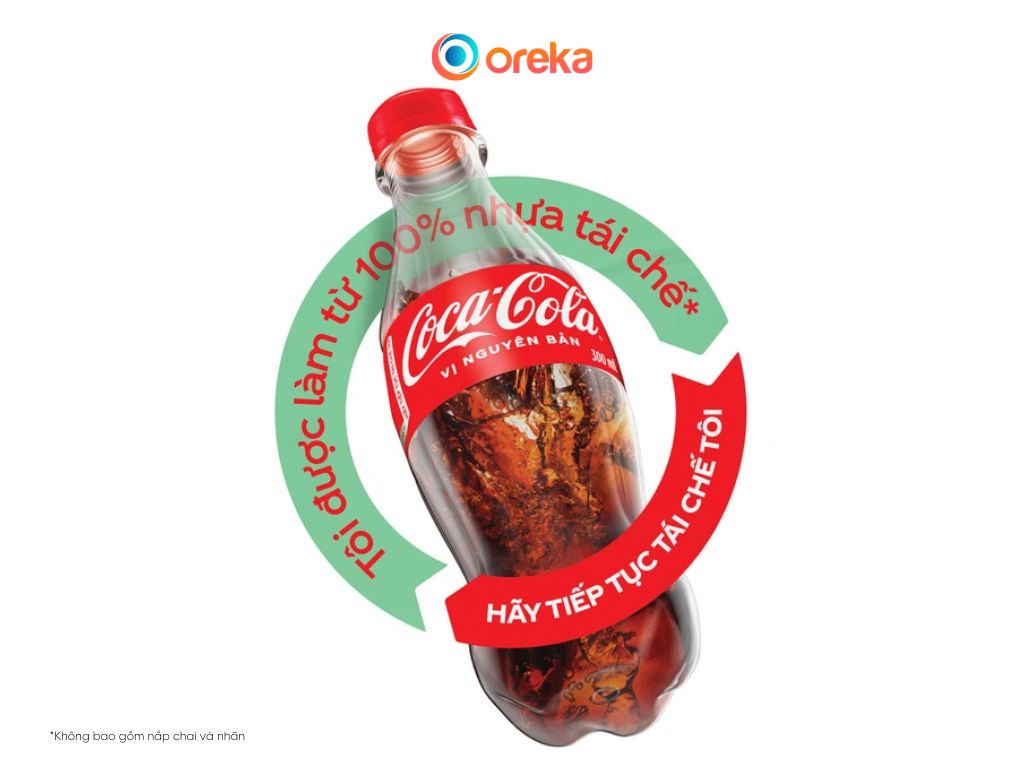 vỏ chai coca-cola tái chế