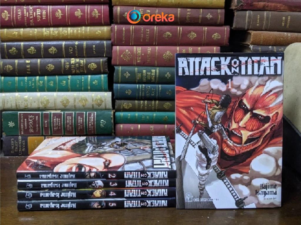 truyện attack on titan của tác giả Isayama Hajime
