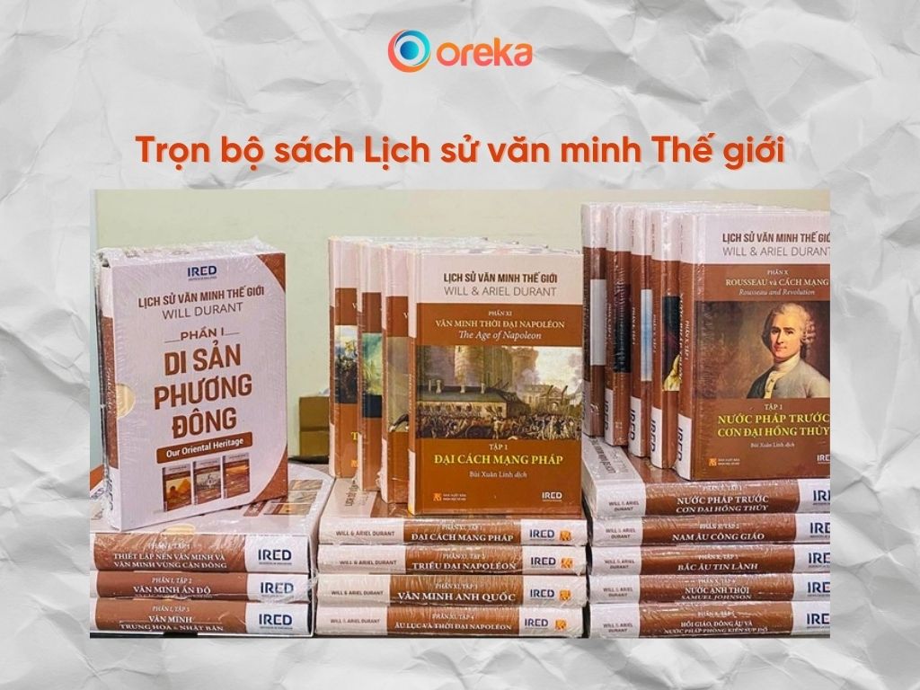 Hình ảnh minh họa bộ sách Lịch sử Văn minh thế giới
