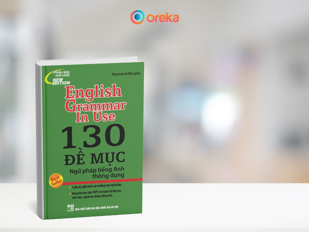 hình ảnh bìa cuốn sách 130 Đề Mục Ngữ Pháp Tiếng Anh Thông Dụng
