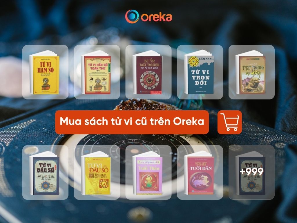 Mua sách tử vi trên Oreka