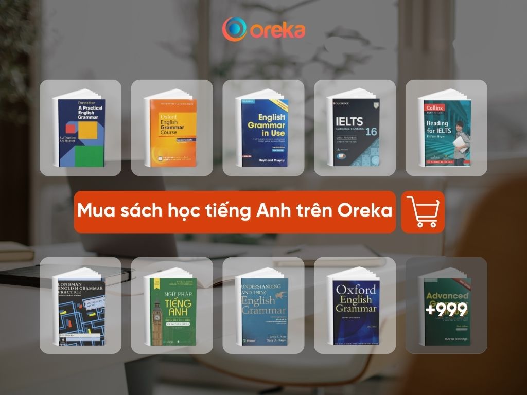 Mua sách học tiếng Anh trên Oreka